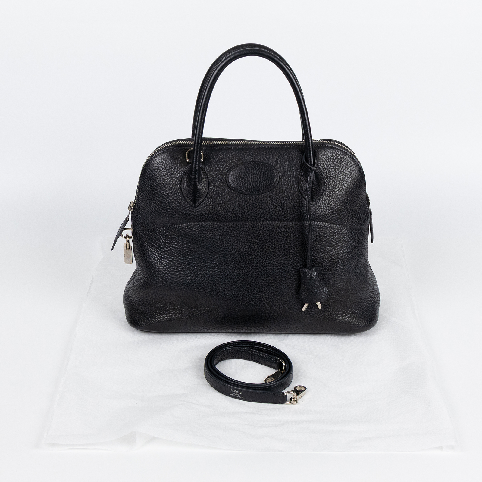 愛馬仕 Hermes Bolide Bag 柏莉包 31 BL31 A SA 009 ZB A刻 黑BOLIDE31 背帶/鎖組