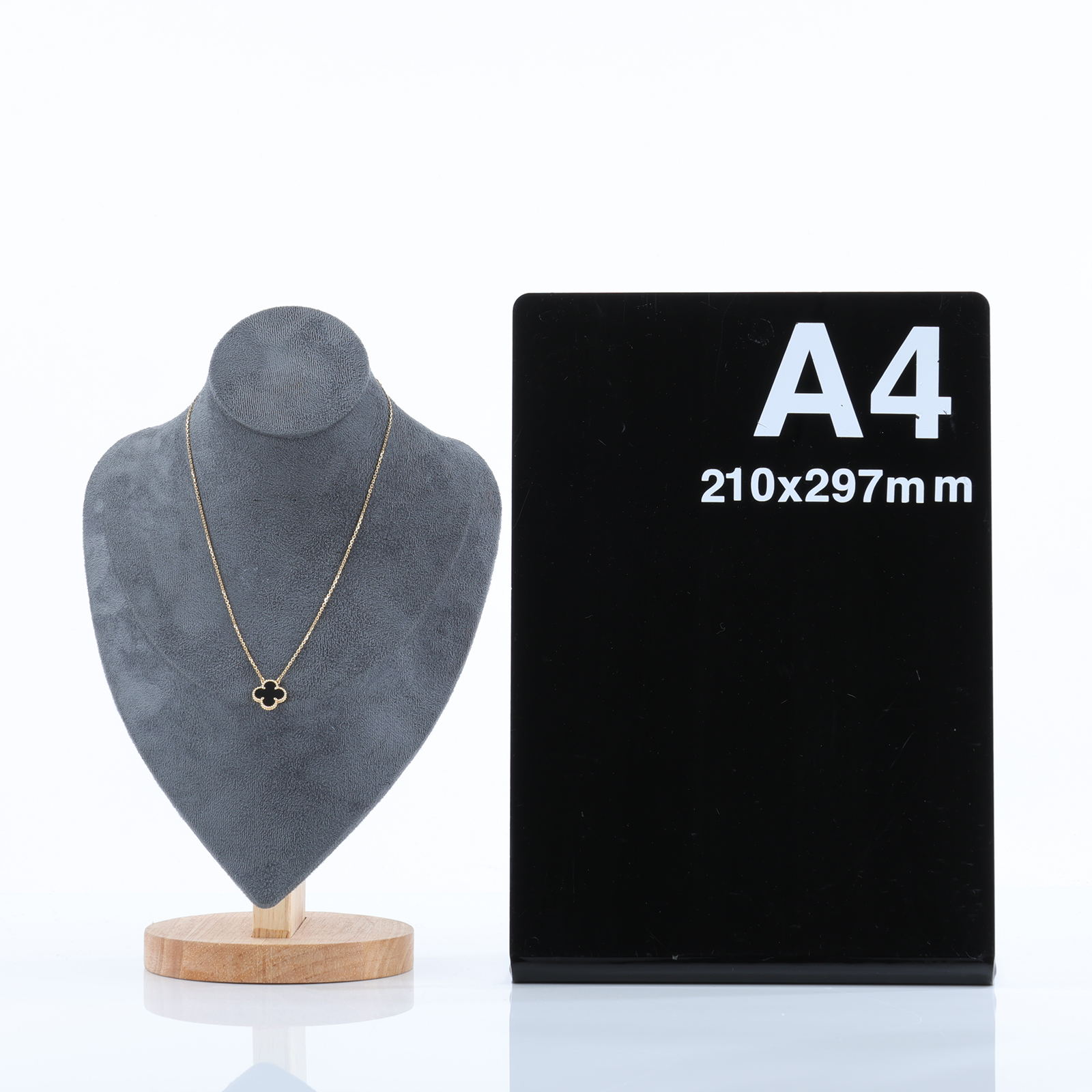 梵克雅寶 Van Cleef & Arpels Vintage Alhambra 吊墜 小型 VCARA45800 YG 黑縞瑪瑙VINTAGE項鍊 無附屬品
