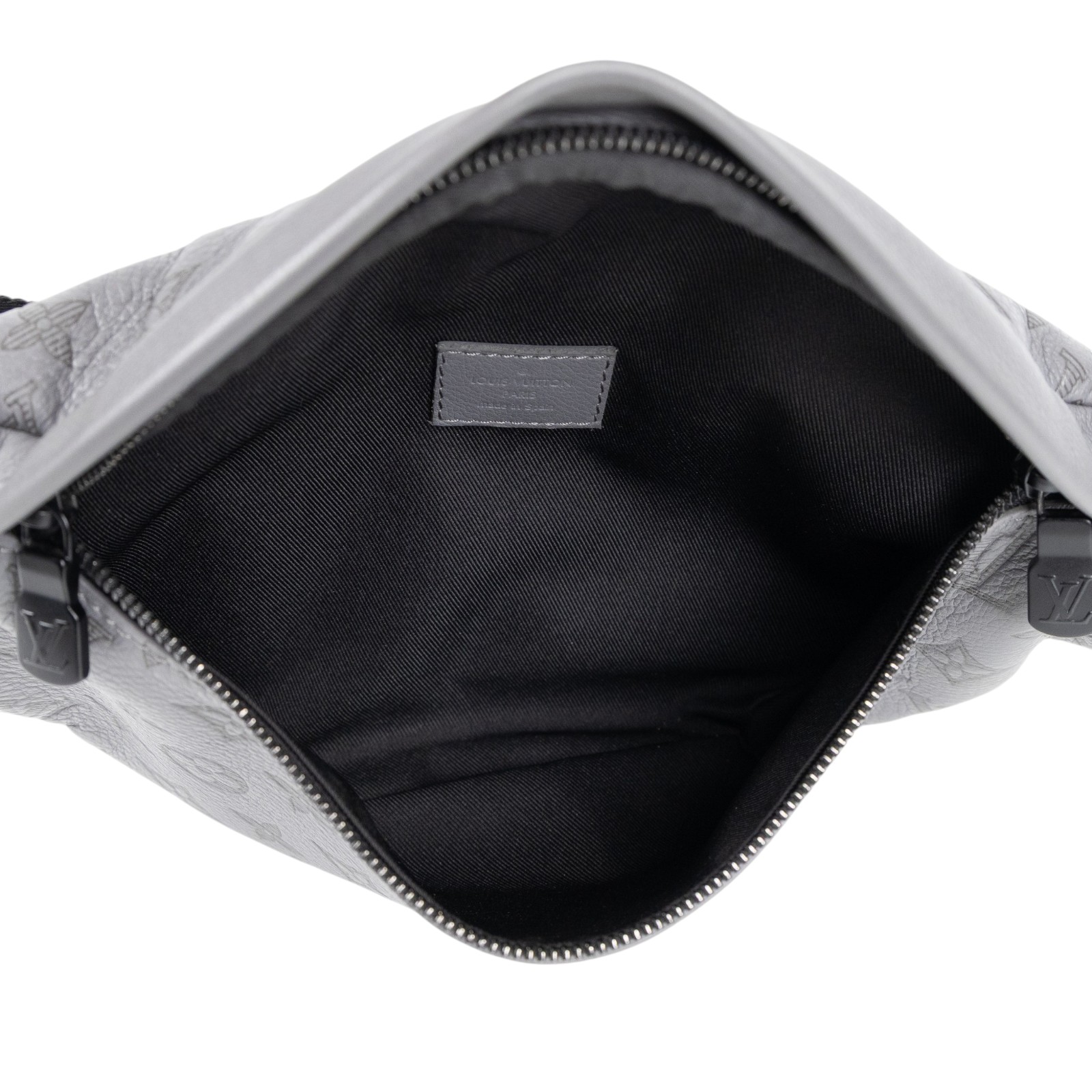 路易威登 LOUIS VUITTON Discovery 腰包 灰色 M46108 晶片款 灰壓紋DISCOVERY腰包 無附屬品