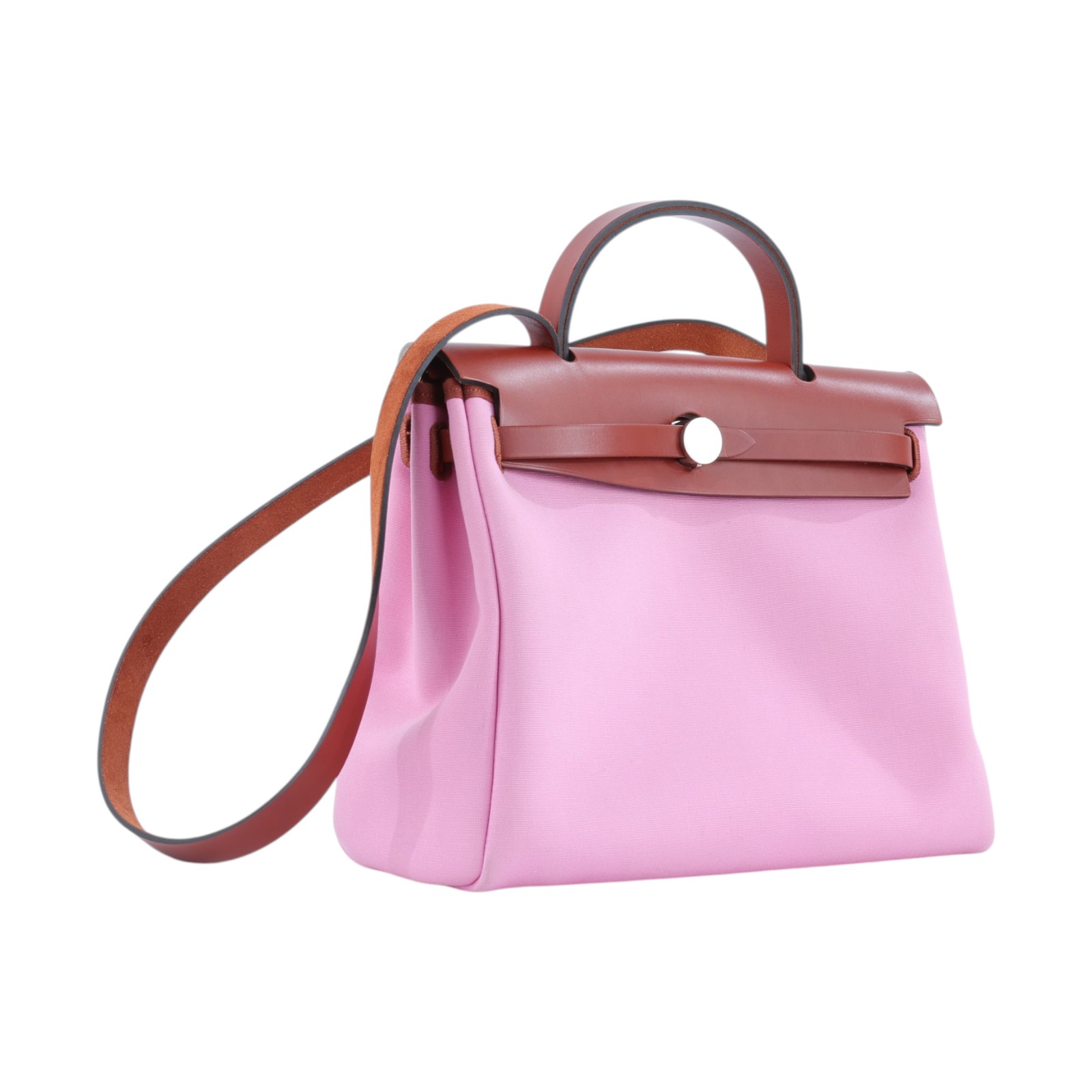 愛馬仕 Hermes Herbag Zip 31 HER31 Y TS 004 AU Y刻 粉HERBAG31 原廠盒子/內袋/鎖組/購買證明影本