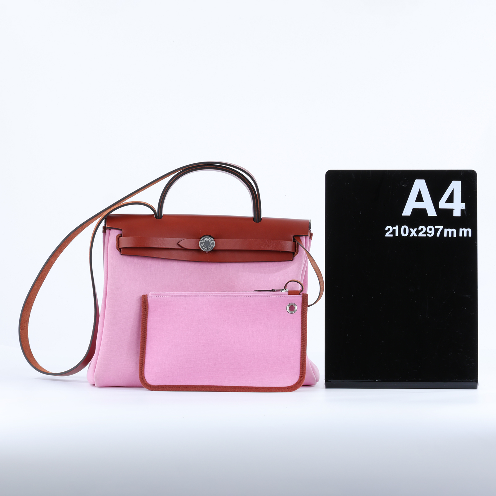 愛馬仕 Hermes Herbag Zip 31 HER31 Y TS 004 AU Y刻 粉HERBAG31 原廠盒子/內袋/鎖組/購買證明影本