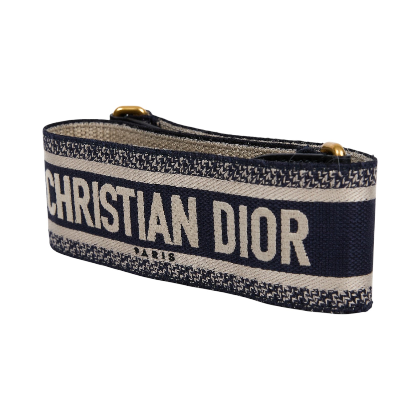 迪奧 CHRISTIAN DIOR Oblique 背帶 S8540CBTE 緹花刺繡背帶 無附屬品