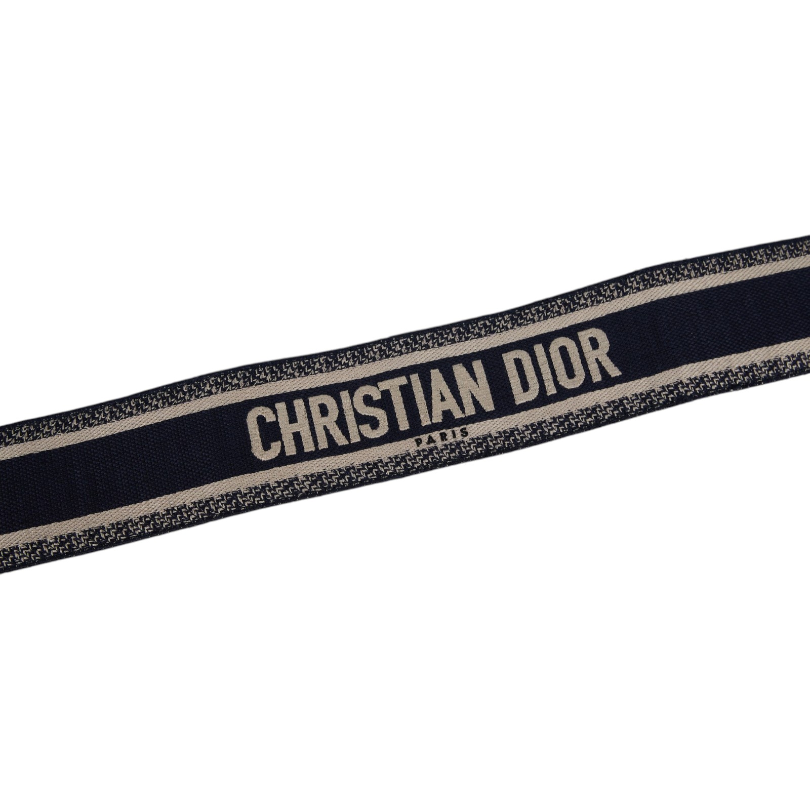 迪奧 CHRISTIAN DIOR Oblique 背帶 S8540CBTE 緹花刺繡背帶 無附屬品