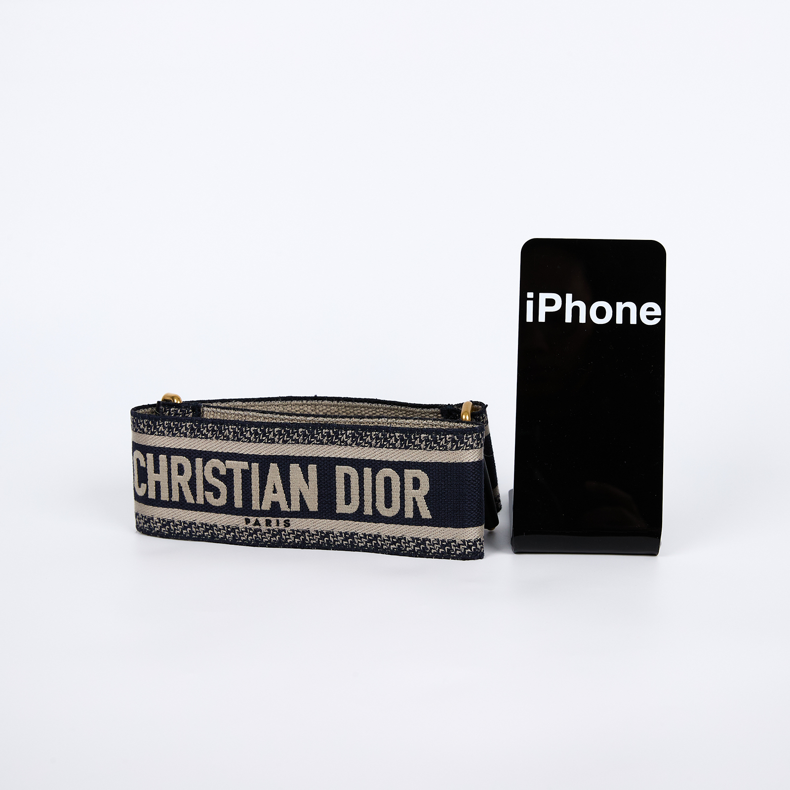 迪奧 CHRISTIAN DIOR Oblique 背帶 S8540CBTE 緹花刺繡背帶 無附屬品