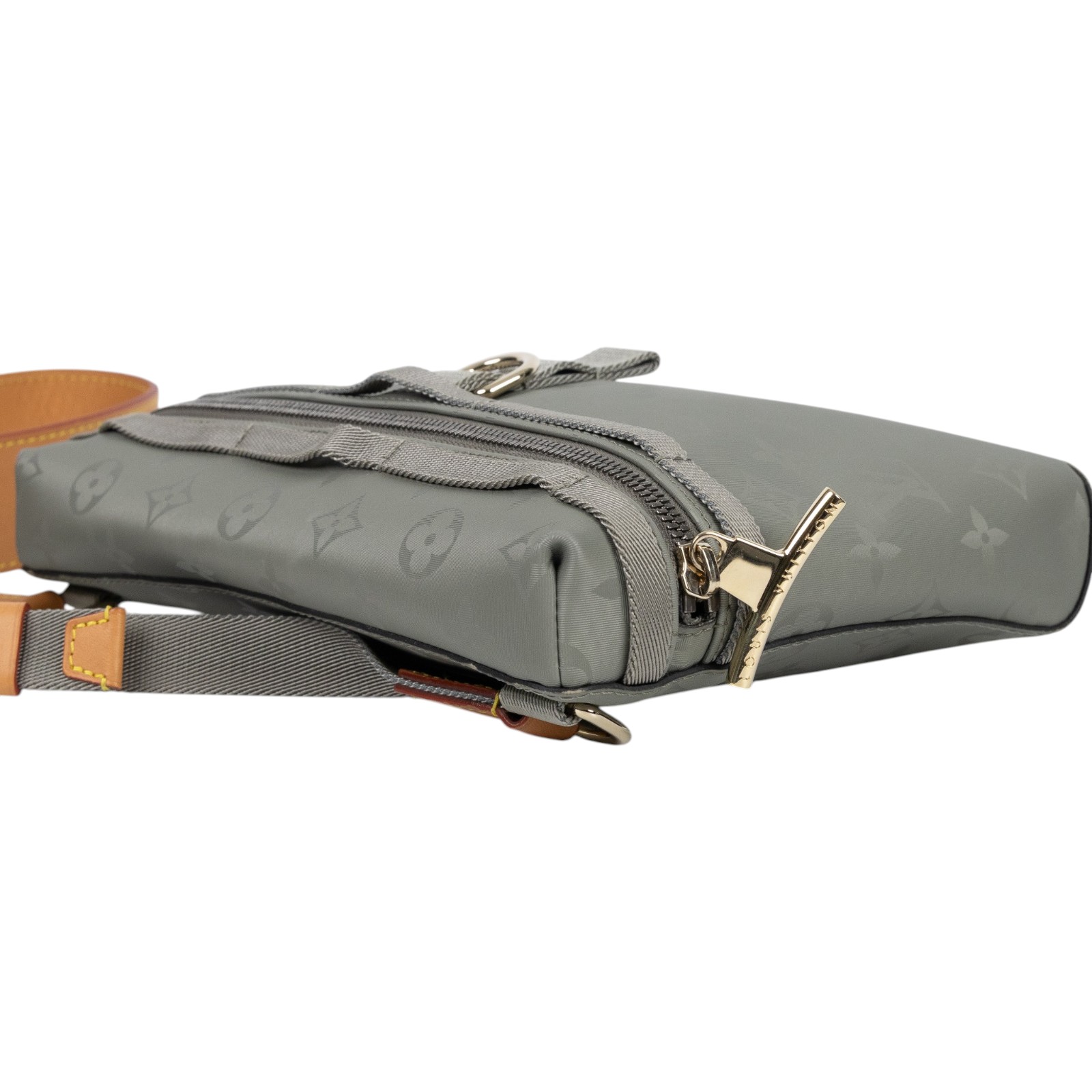 路易威登 LOUIS VUITTON Titanium Messenger PM 郵差包 斜背包 肩背包 M43889  無附屬品