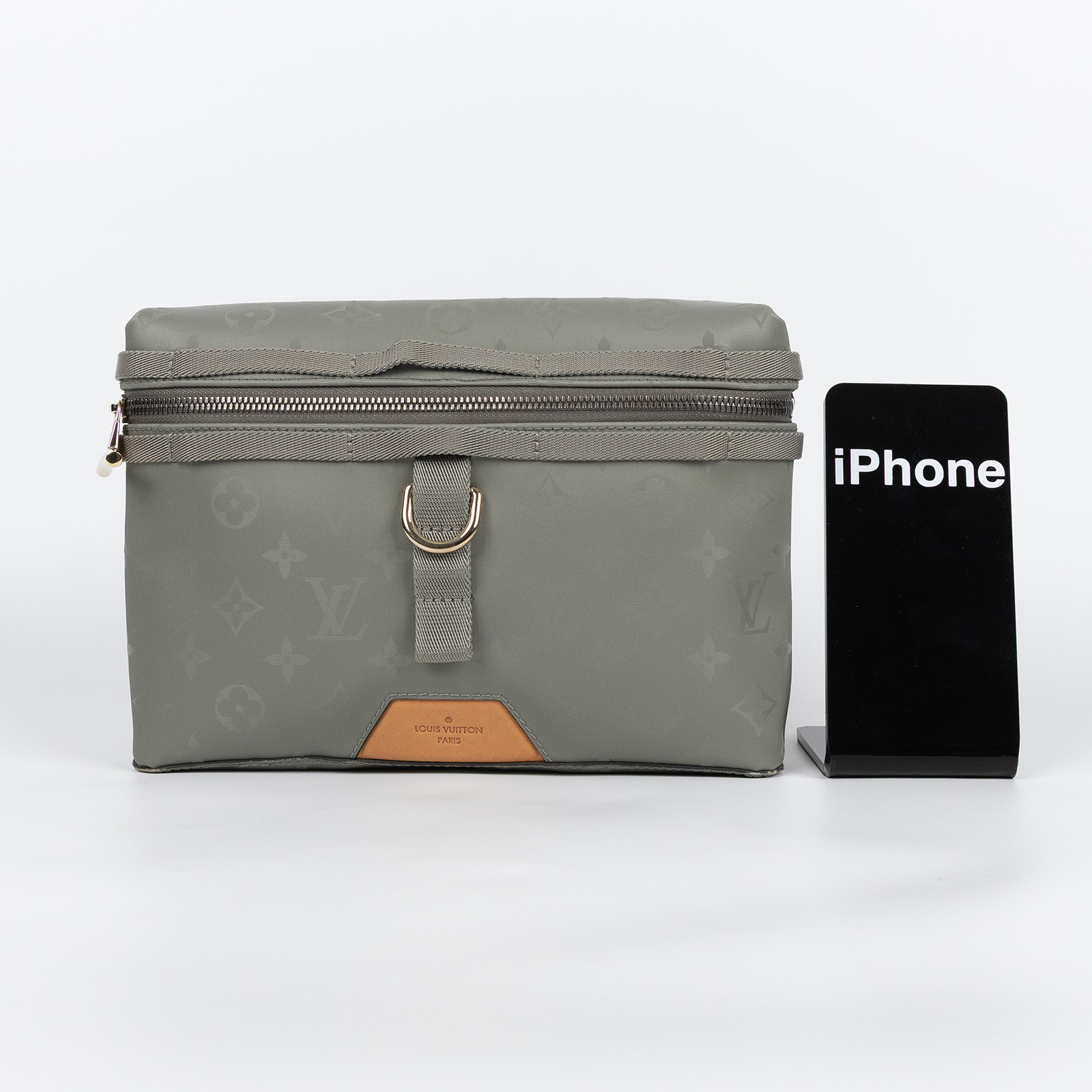 路易威登 LOUIS VUITTON Titanium Messenger PM 郵差包 斜背包 肩背包 M43889  無附屬品