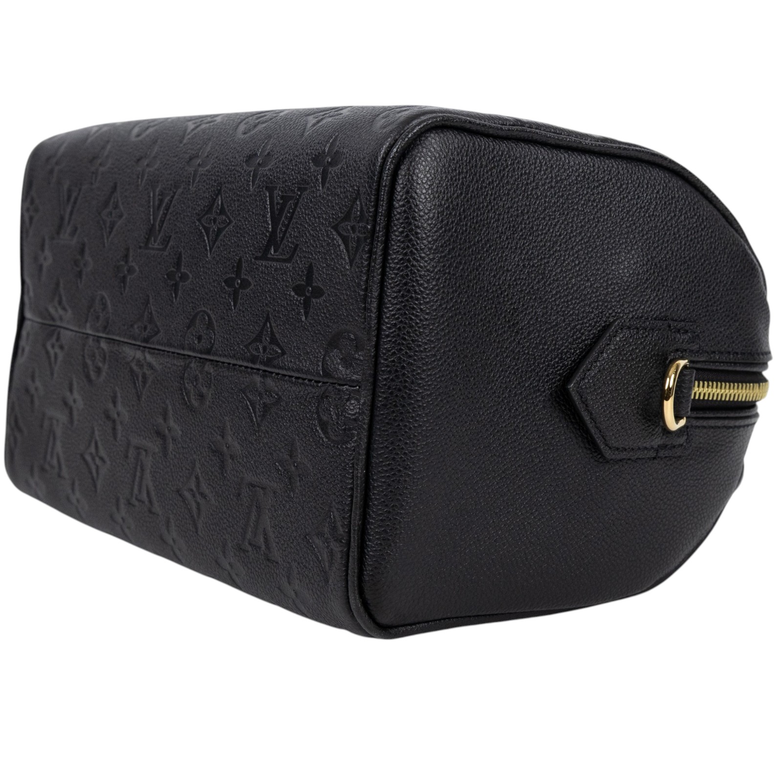 路易威登 LOUIS VUITTON Speedy 25 NM 手提波士頓包 壓紋牛皮 黑色 M42401  防塵袋/背帶/鎖組/購買證明