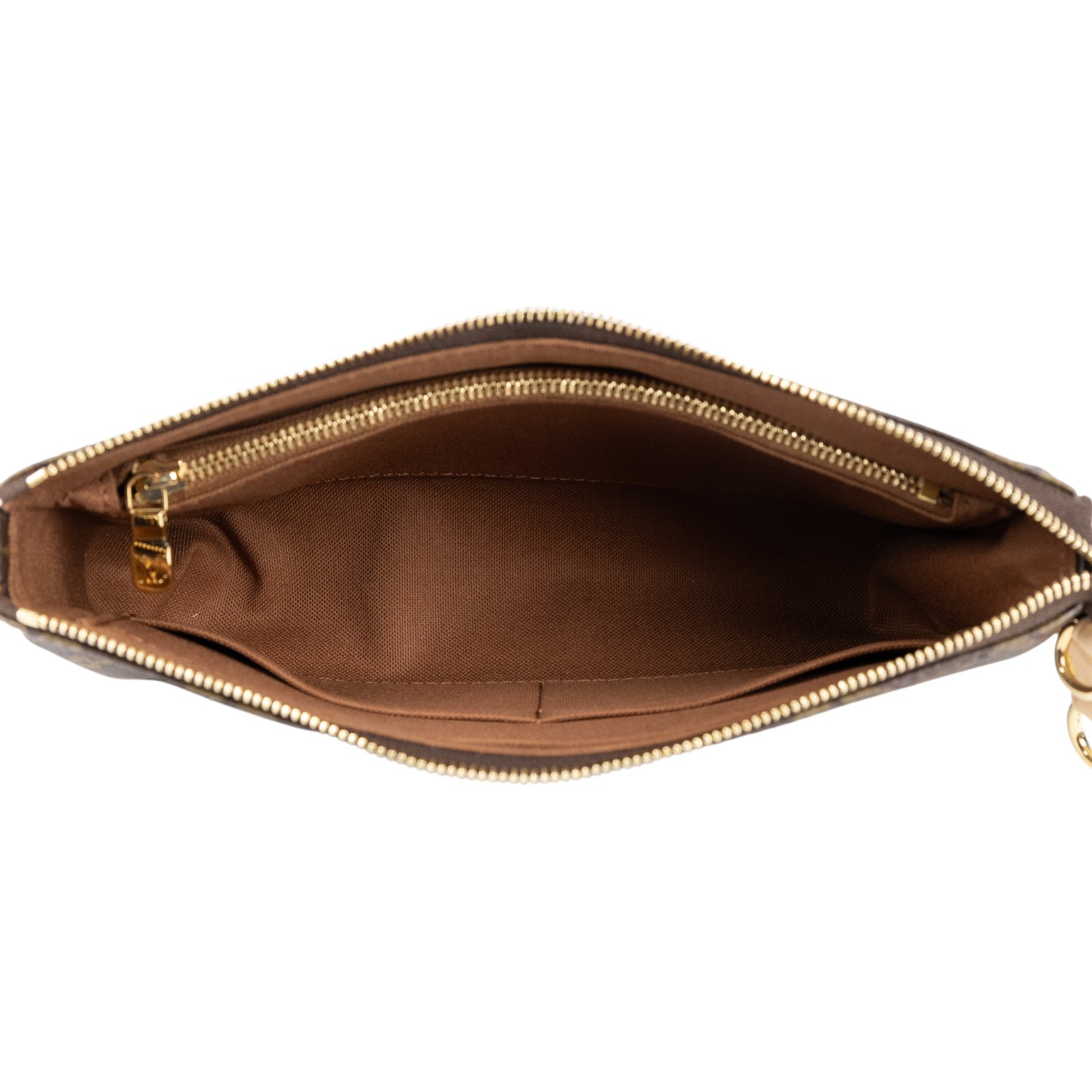 路易威登 LOUIS VUITTON Pochette Accessoires Monogram帆布 鏈帶 肩背 錢包 M82766 晶片款  原廠盒子/防塵袋/背帶2