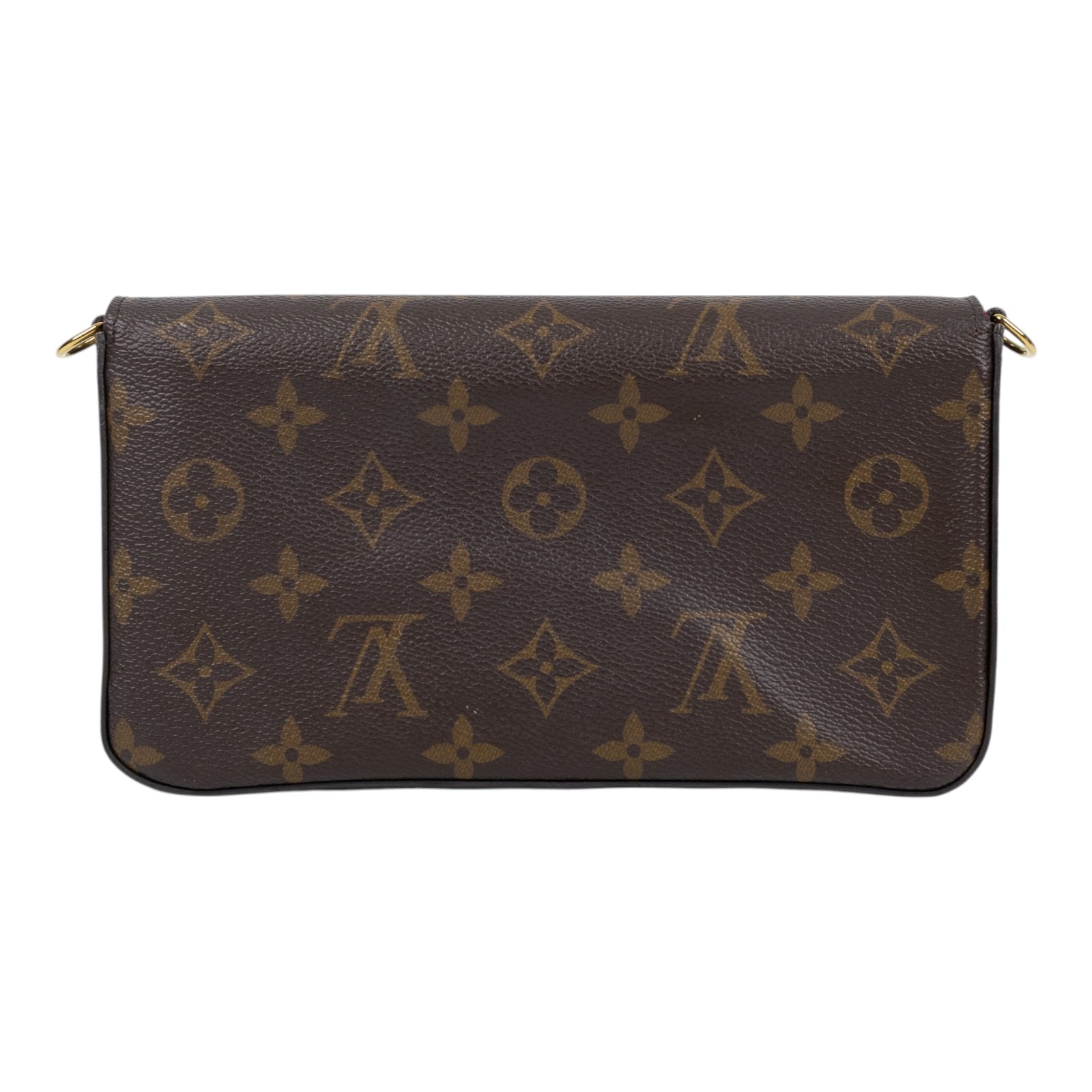 路易威登 LOUIS VUITTON Pochette Félicie 三合一鏈條包 紫紅色 M61276  內袋2/背帶