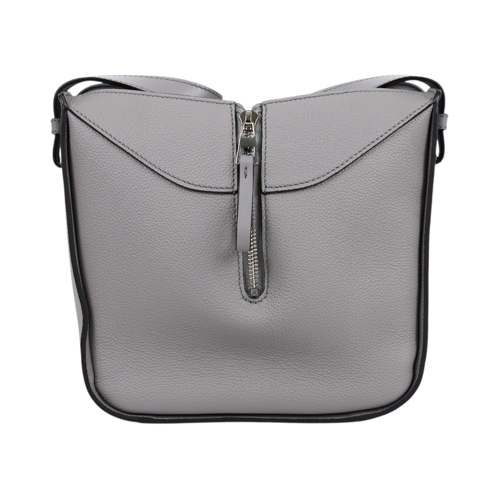 羅意威 LOEWE Compact Hammock bag 小牛皮 肩背 吊床包 A538H13X10 灰HAMMOCK COMPACT 防塵袋/背帶