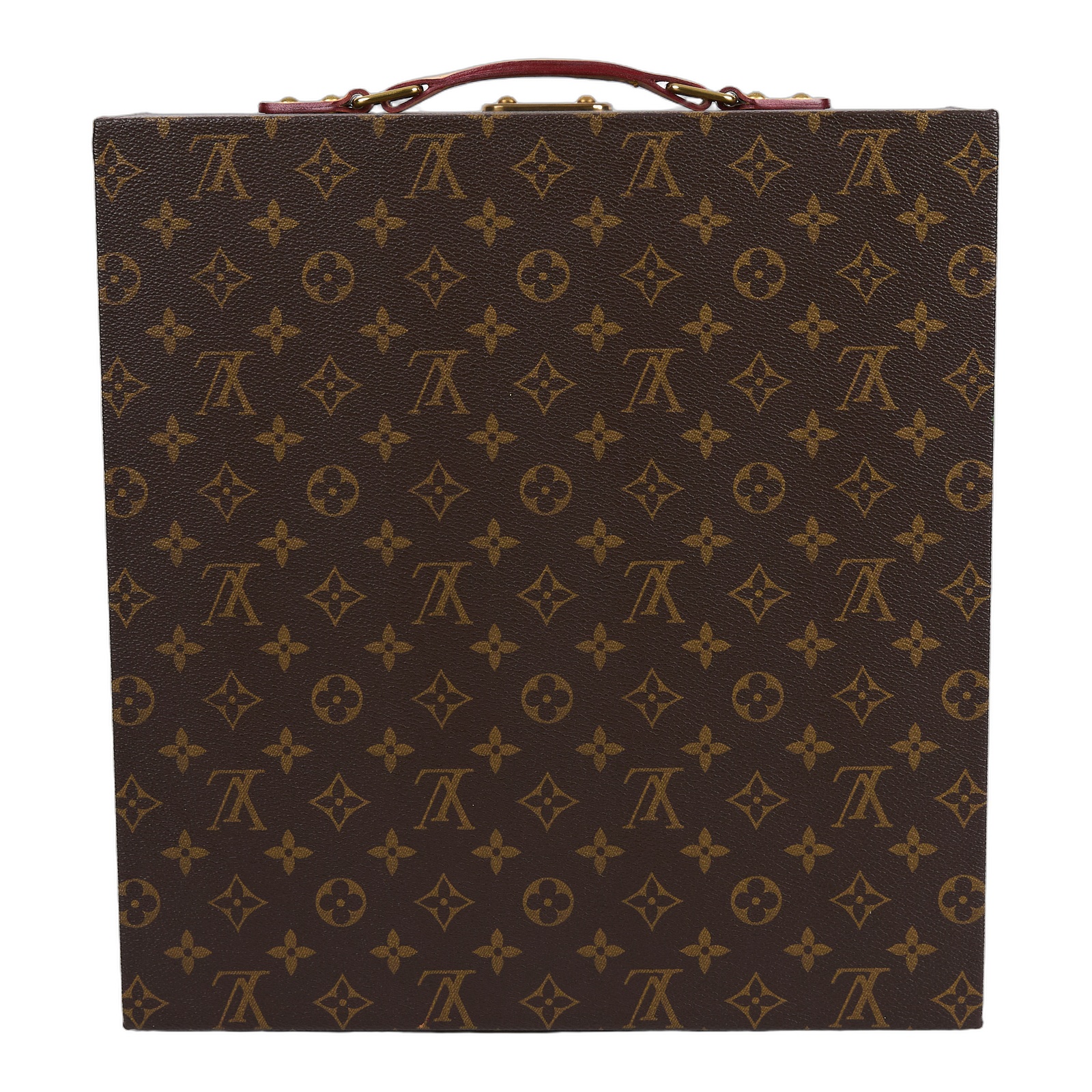 路易威登 LOUIS VUITTON 老花 葡萄酒 紅酒 硬箱 M21830 原花vivienne印花紅酒禮盒硬箱(附兩個紅酒杯) 防塵袋/鑰匙2/紅酒杯2