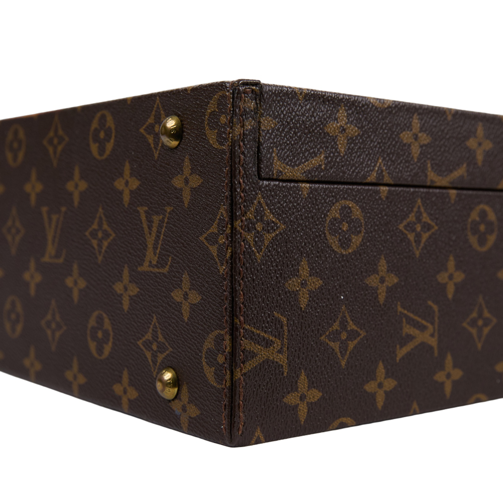 路易威登 LOUIS VUITTON 老花 葡萄酒 紅酒 硬箱 M21830 原花vivienne印花紅酒禮盒硬箱(附兩個紅酒杯) 防塵袋/鑰匙2/紅酒杯2