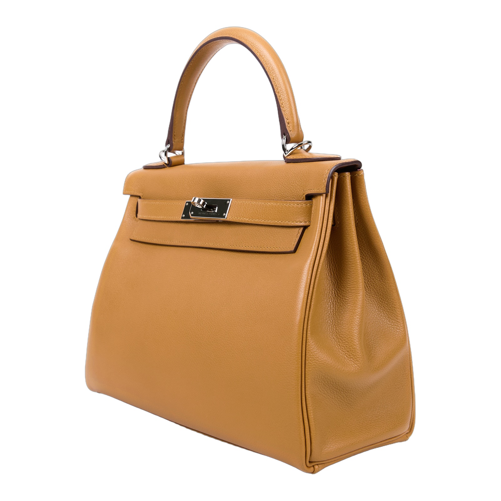 愛馬仕 Hermes Kelly Bag 凱莉包 28 KL28 Y MM 474 NN Y刻 棕粉雙色KELLY 28 防塵袋/背帶/鎖組