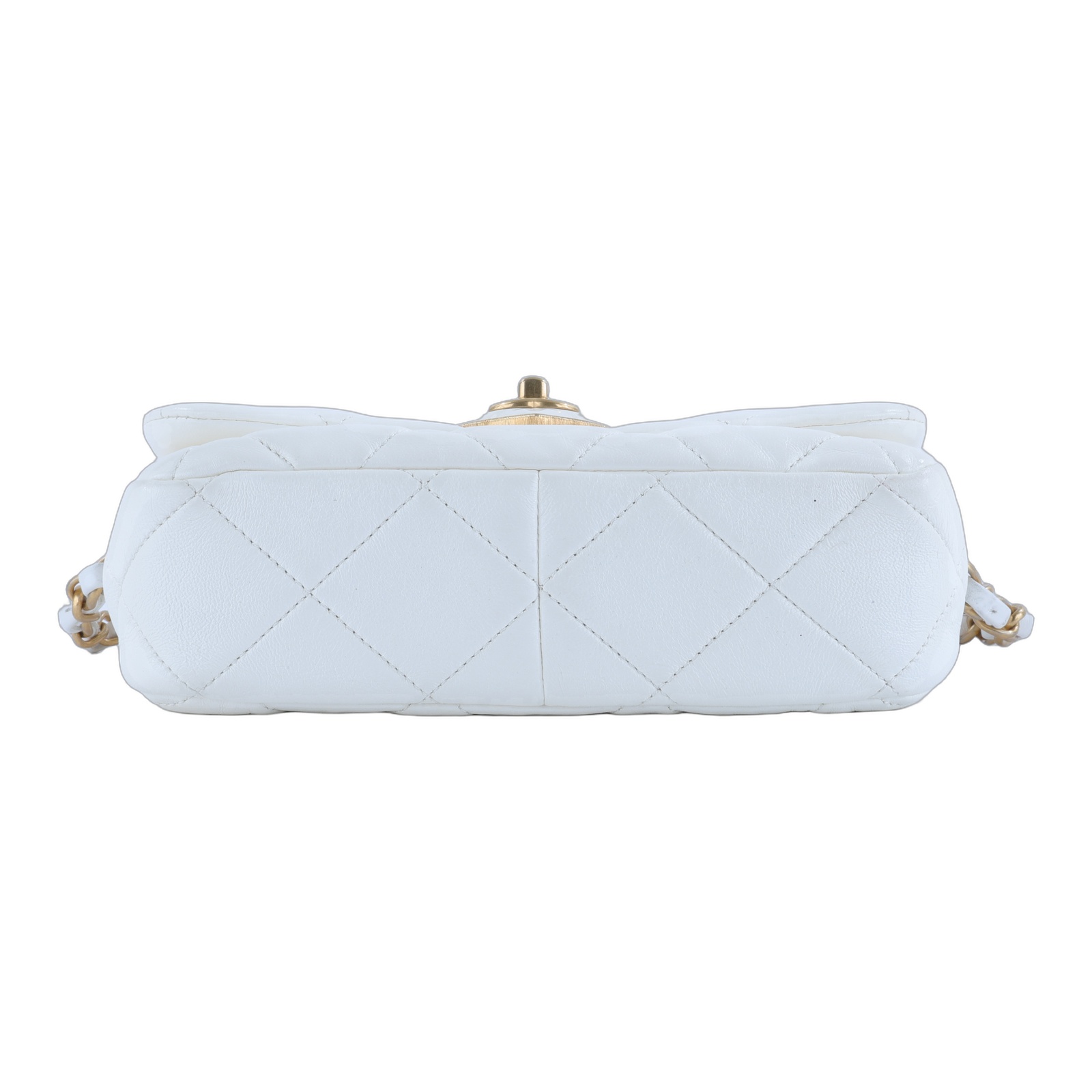 香奈兒 CHANEL CF Flap Bag  肩背 斜背包 AS3986 晶片款 白金羊愛心掀蓋包 無附屬品
