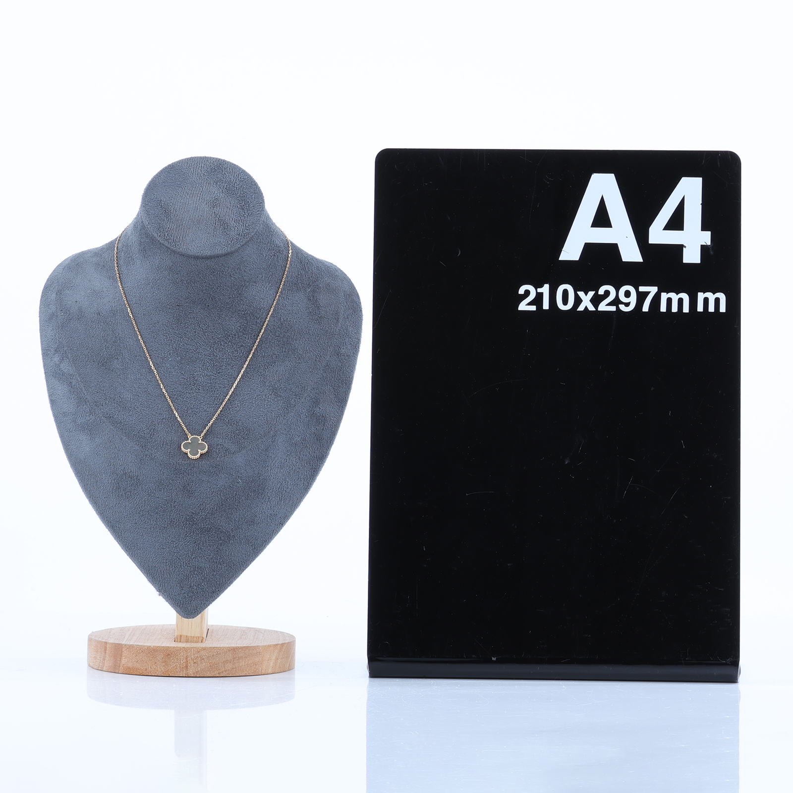 梵克雅寶 Van Cleef & Arpels Vintage Alhambra 吊墜 小型 VCARP4KK00 灰母貝VINTAGE項鍊 無附屬品