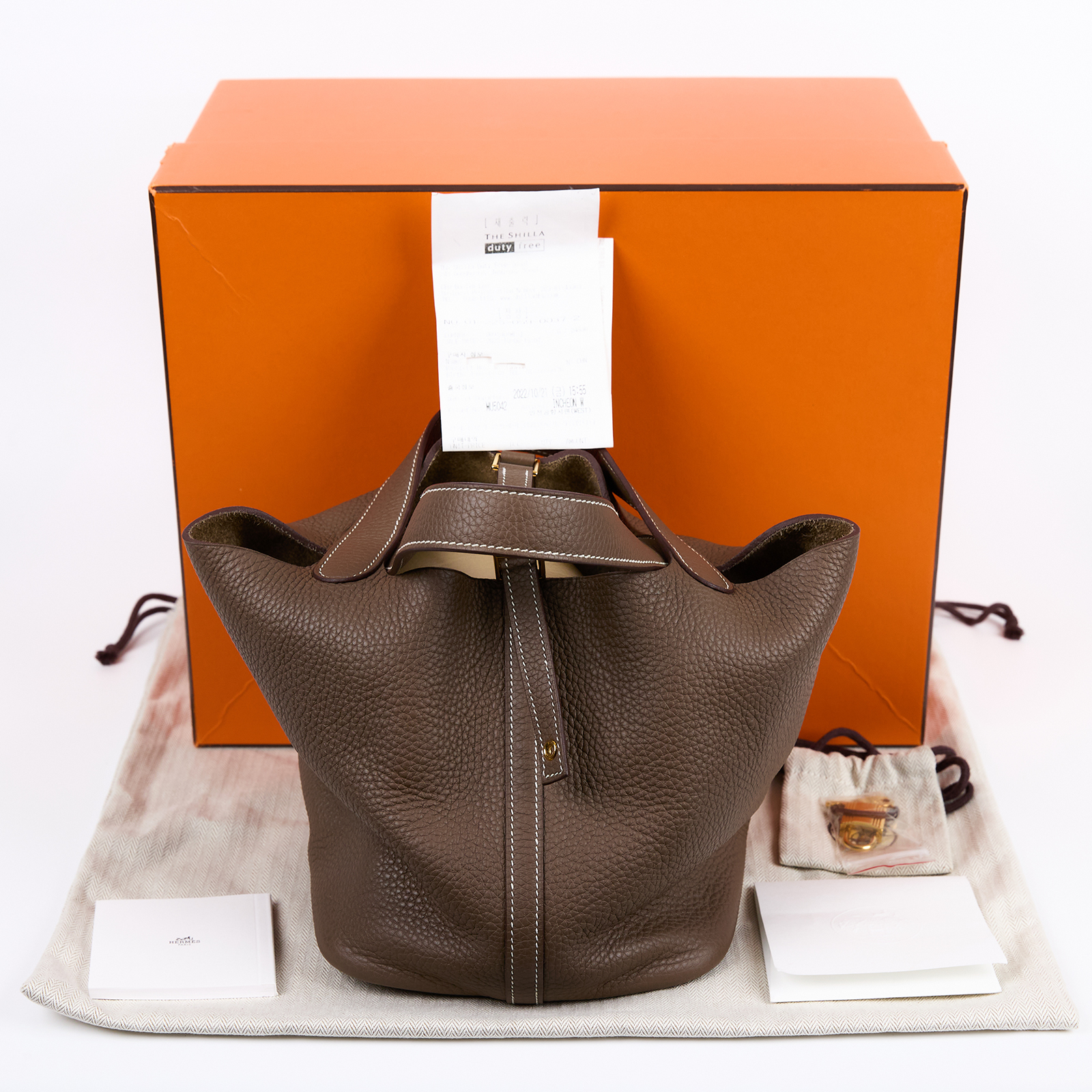 愛馬仕 Hermes Picotin Lock 22 菜籃子包 PT22 Z PU012 NI  原廠盒子/防塵袋2/鎖組/購買證明