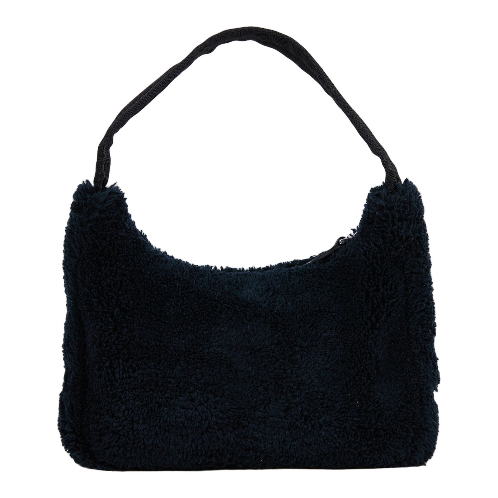 普拉達 PRADA Re-Edition 迷你 Hobo 包 1NE515_2DXO 黑毛毛HOBO 防塵袋/吊牌
