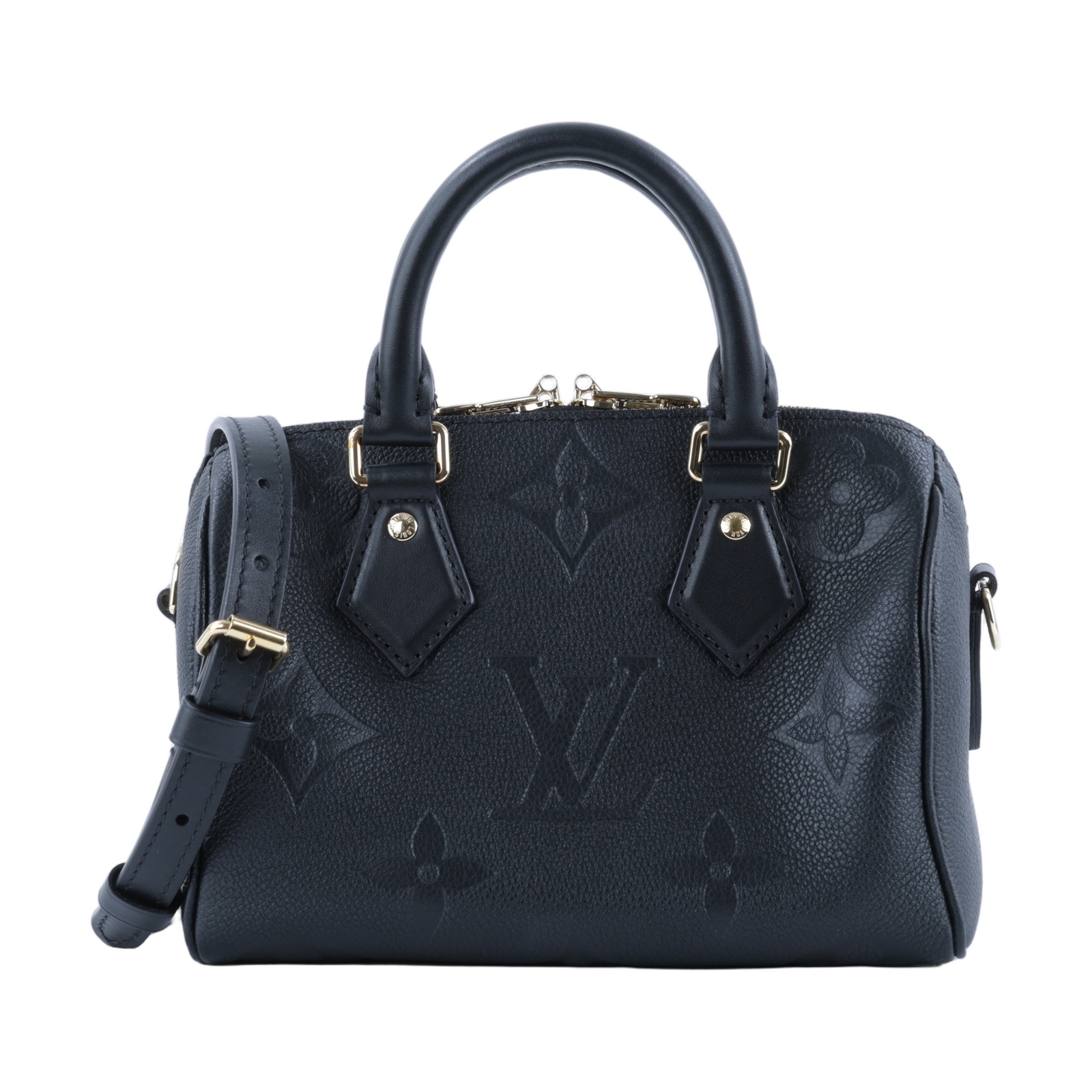 路易威登 LOUIS VUITTON Speedy Bandoulière  20 Noir 手提 斜背 波士頓包 M58953 晶片款  原廠盒子/防塵袋/背帶/購買證明影本/鎖組