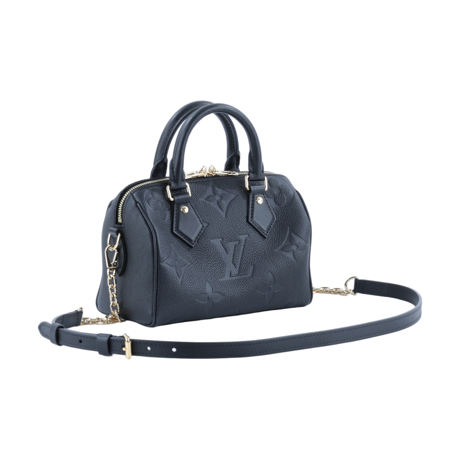 路易威登 LOUIS VUITTON Speedy Bandoulière  20 Noir 手提 斜背 波士頓包 M58953 晶片款  原廠盒子/防塵袋/背帶/購買證明影本/鎖組