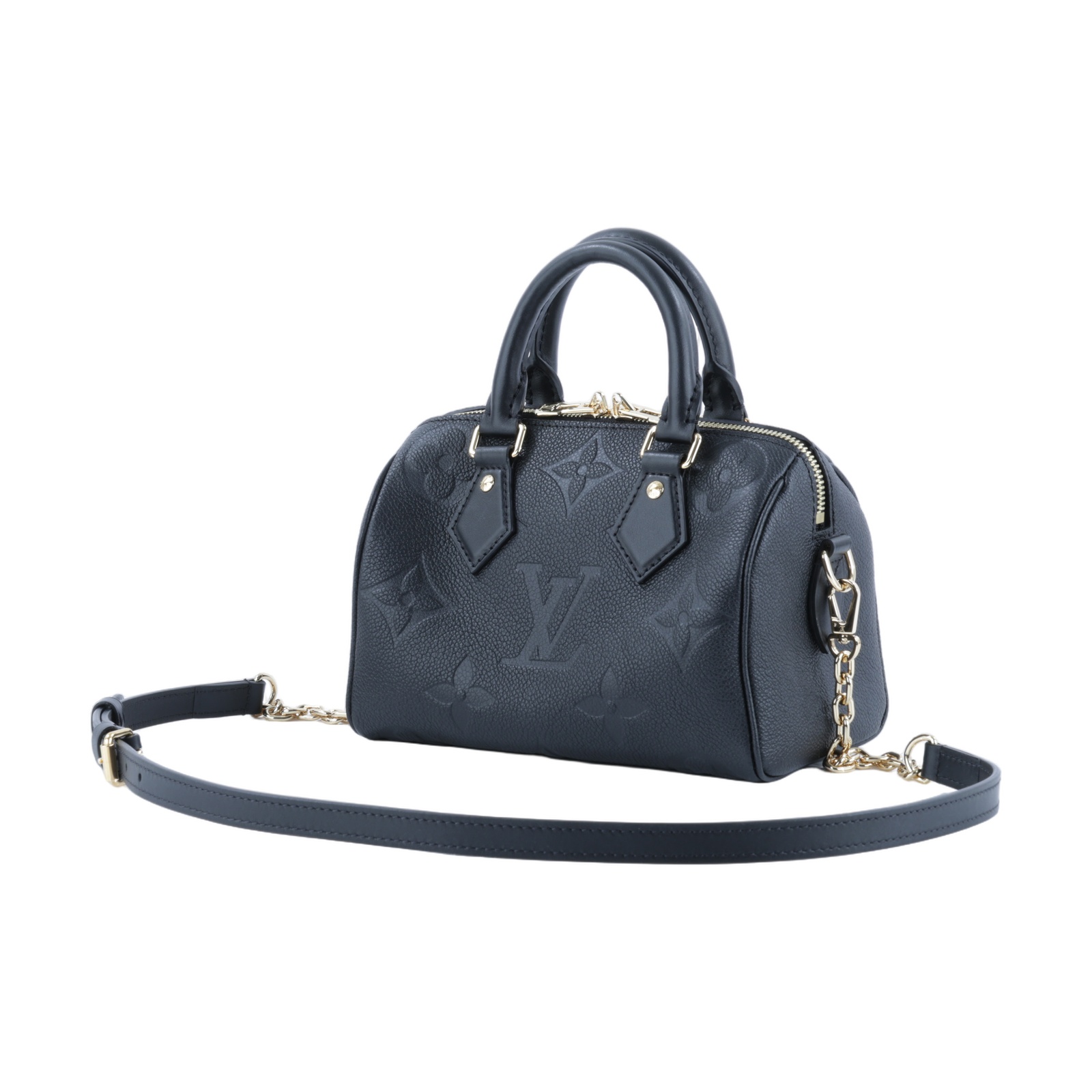 路易威登 LOUIS VUITTON Speedy Bandoulière  20 Noir 手提 斜背 波士頓包 M58953 晶片款  原廠盒子/防塵袋/背帶/購買證明影本/鎖組