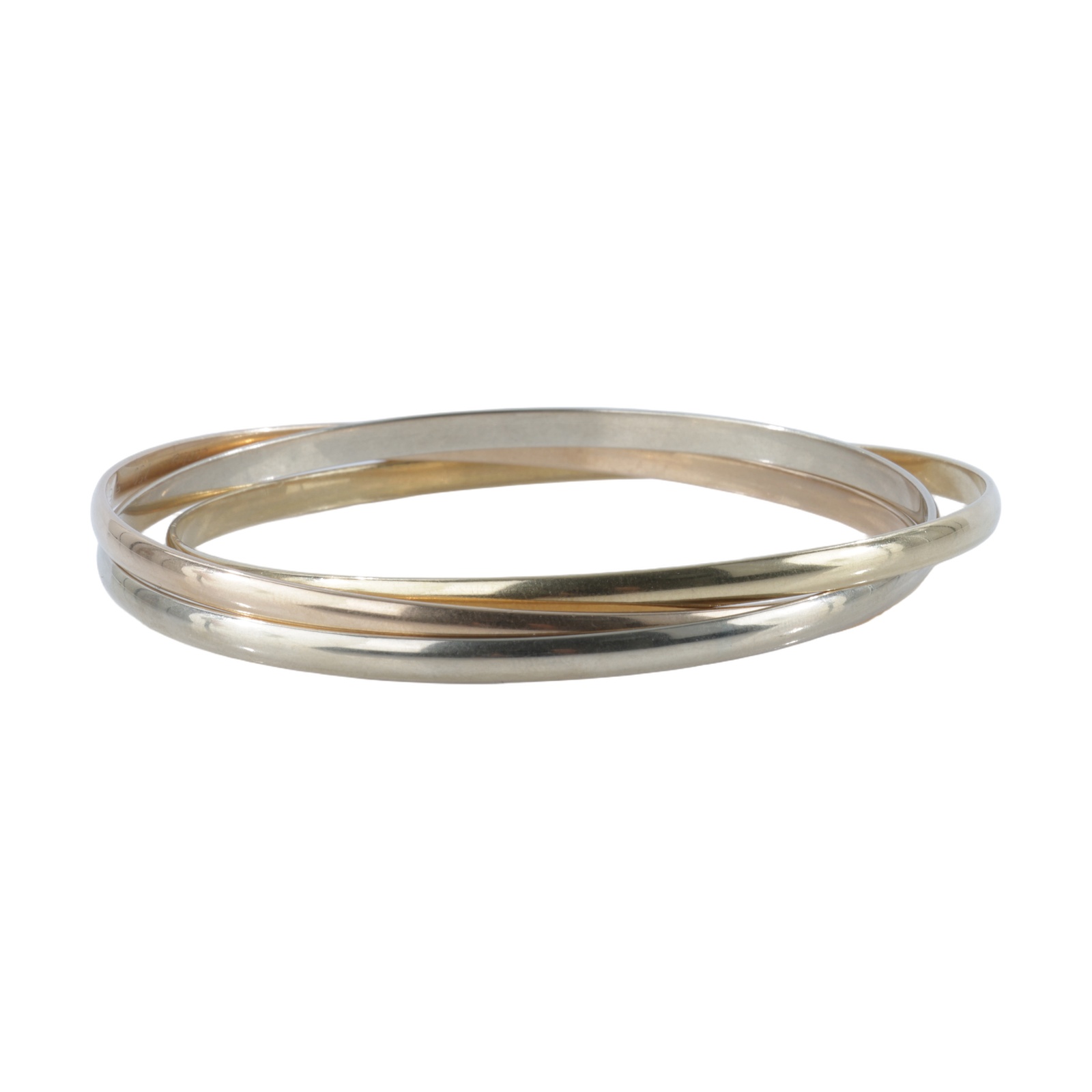 卡地亞 CARTIER Trinity 手環 經典款  18K TRINITY三色手環#64 原廠盒子/保證卡