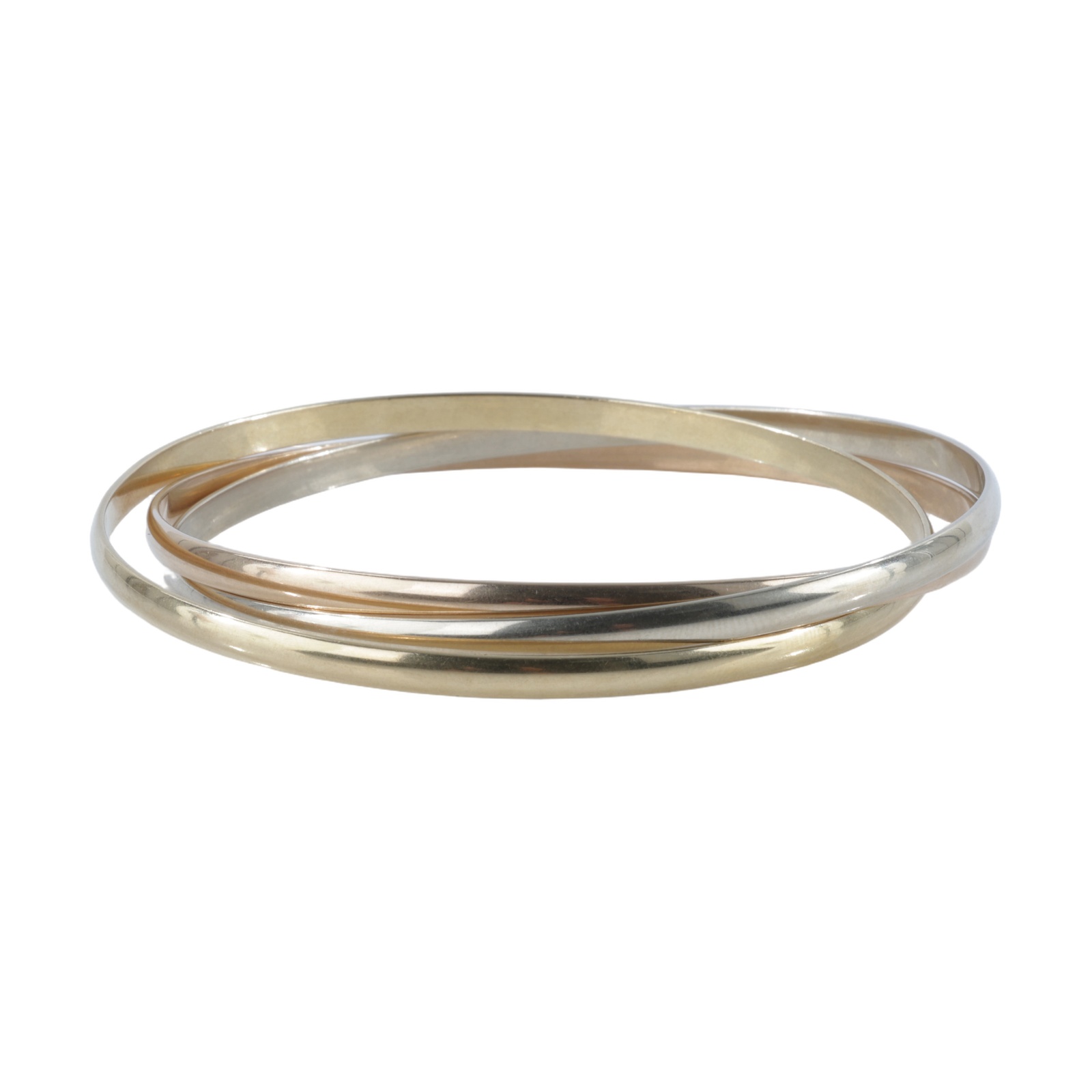 卡地亞 CARTIER Trinity 手環 經典款  18K TRINITY三色手環#64 原廠盒子/保證卡