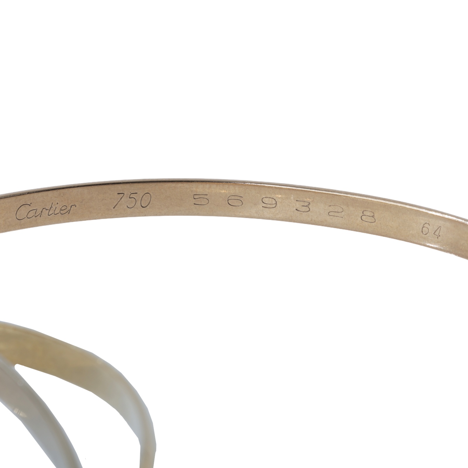 卡地亞 CARTIER Trinity 手環 經典款  18K TRINITY三色手環#64 原廠盒子/保證卡