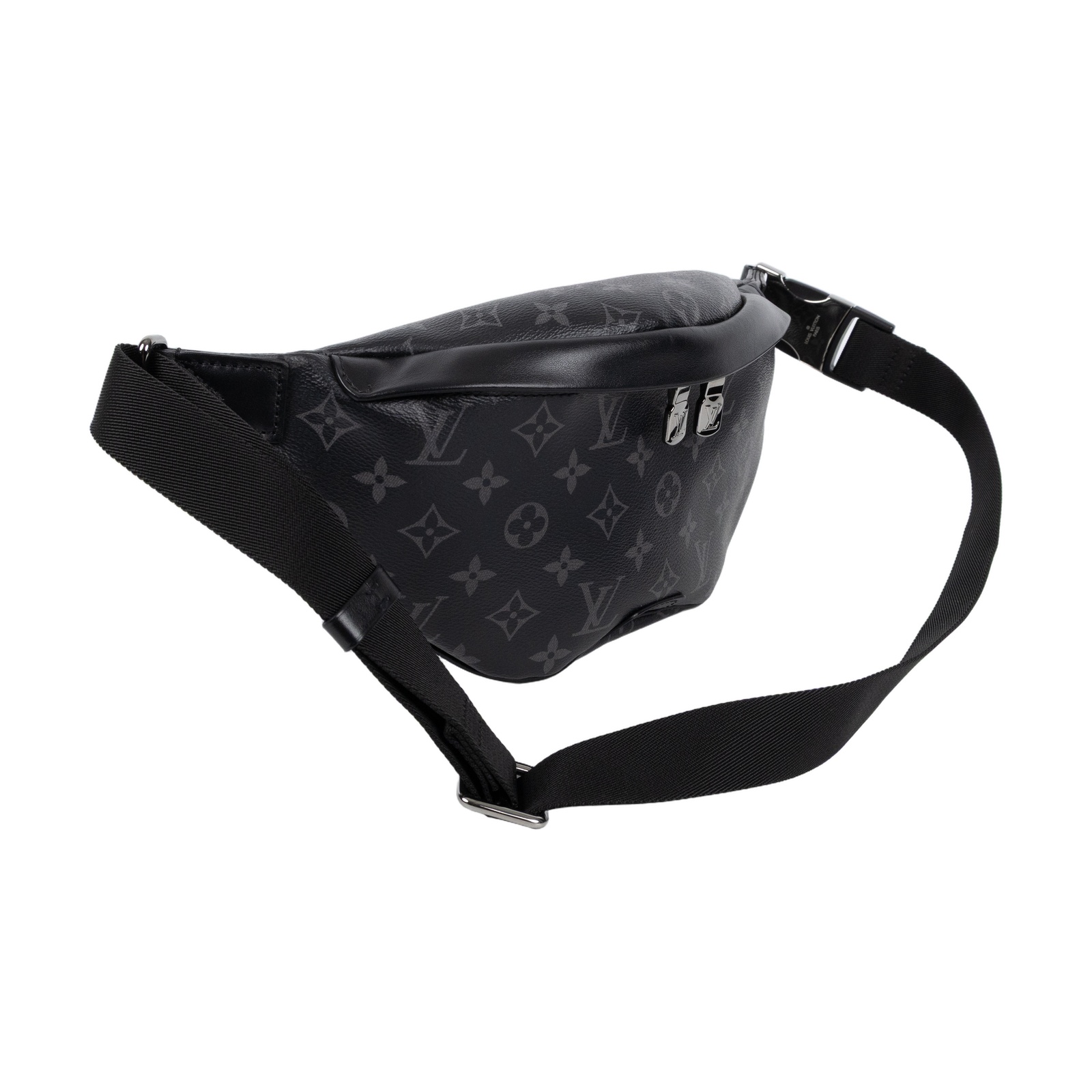 路易威登 LOUIS VUITTON Discovery PM 腰包 Eclipse 黑色 M46035 晶片款  原廠盒子/防塵袋/購買證明