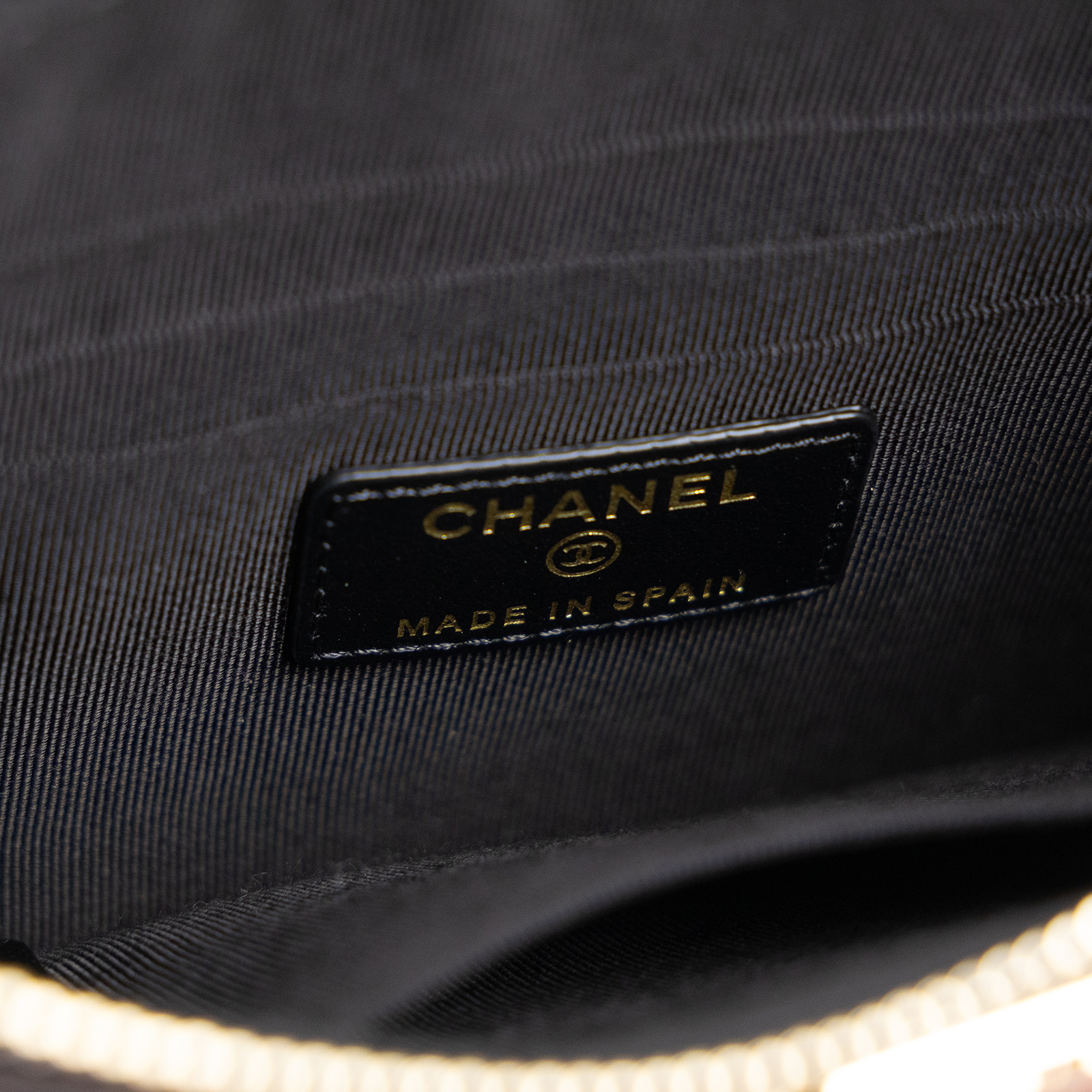 香奈兒 CHANEL Boy 零錢包 AP0992 30開 黑金荔枝手拿POUCH 原廠盒子/防塵袋/保證卡