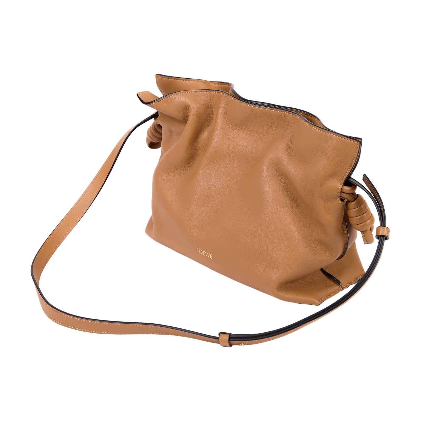 羅意威 LOEWE Flamenco Medium 中型 A411FC1XBF 焦糖FLAMENCO MEDIUM 防塵袋/背帶