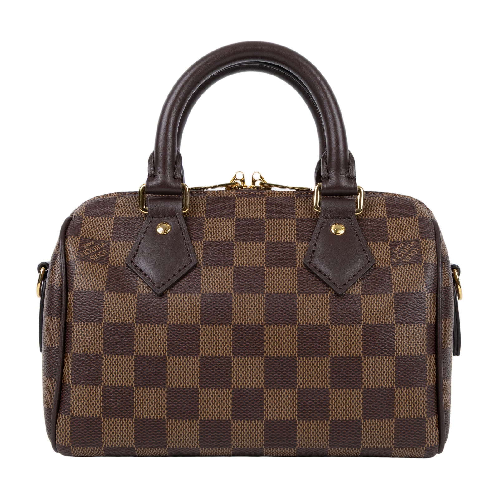 路易威登 LOUIS VUITTON Speedy Bandoulière 20 棕棋盤 手提 斜背 波士頓包 N40489 晶片款  原廠盒子/防塵袋2/背帶/鎖組/購買證明