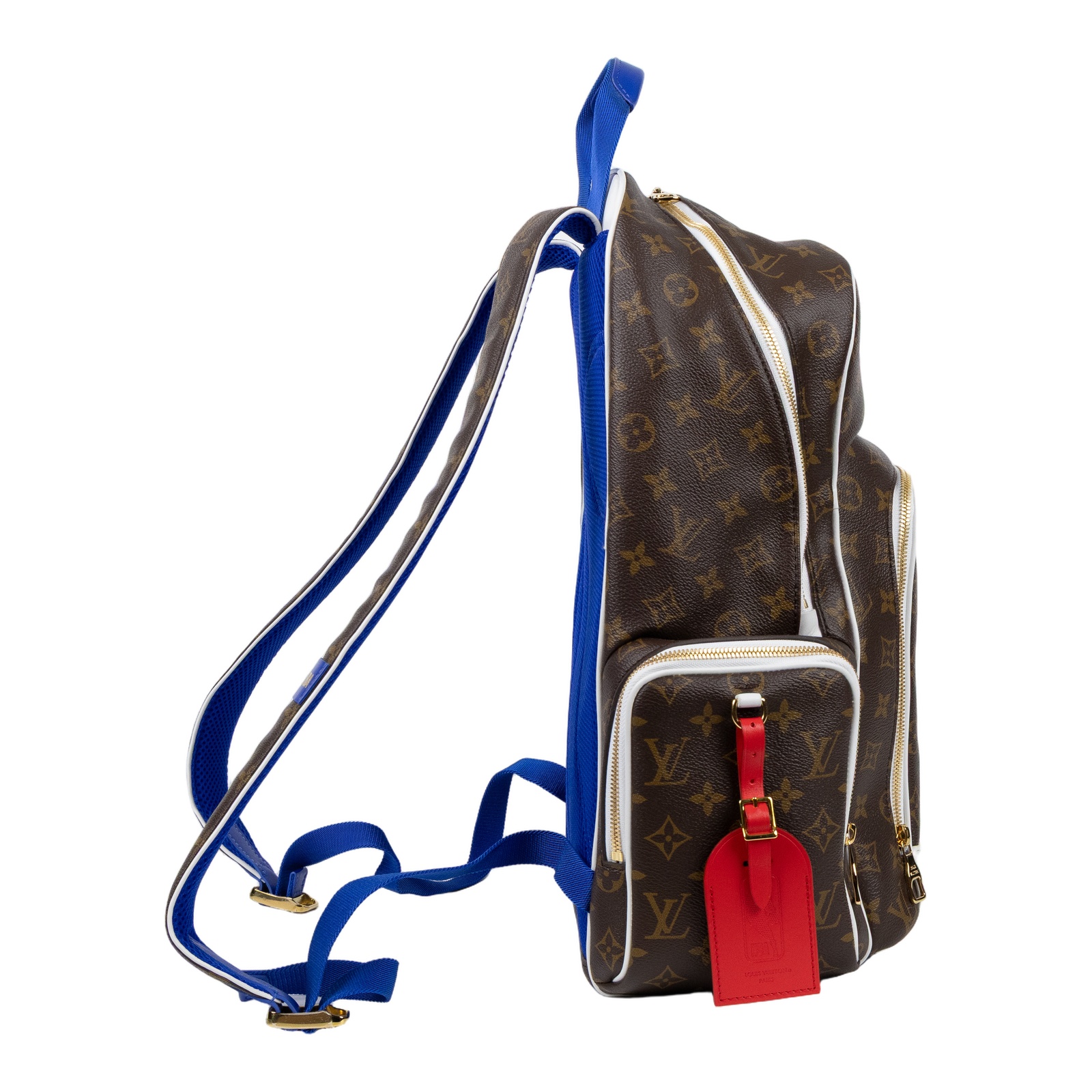 路易威登 LOUIS VUITTON NBA Backpack NV 限量款 雙肩包 後背包 M45581 LV x NBA 聯名原花後背包 防塵袋/吊牌