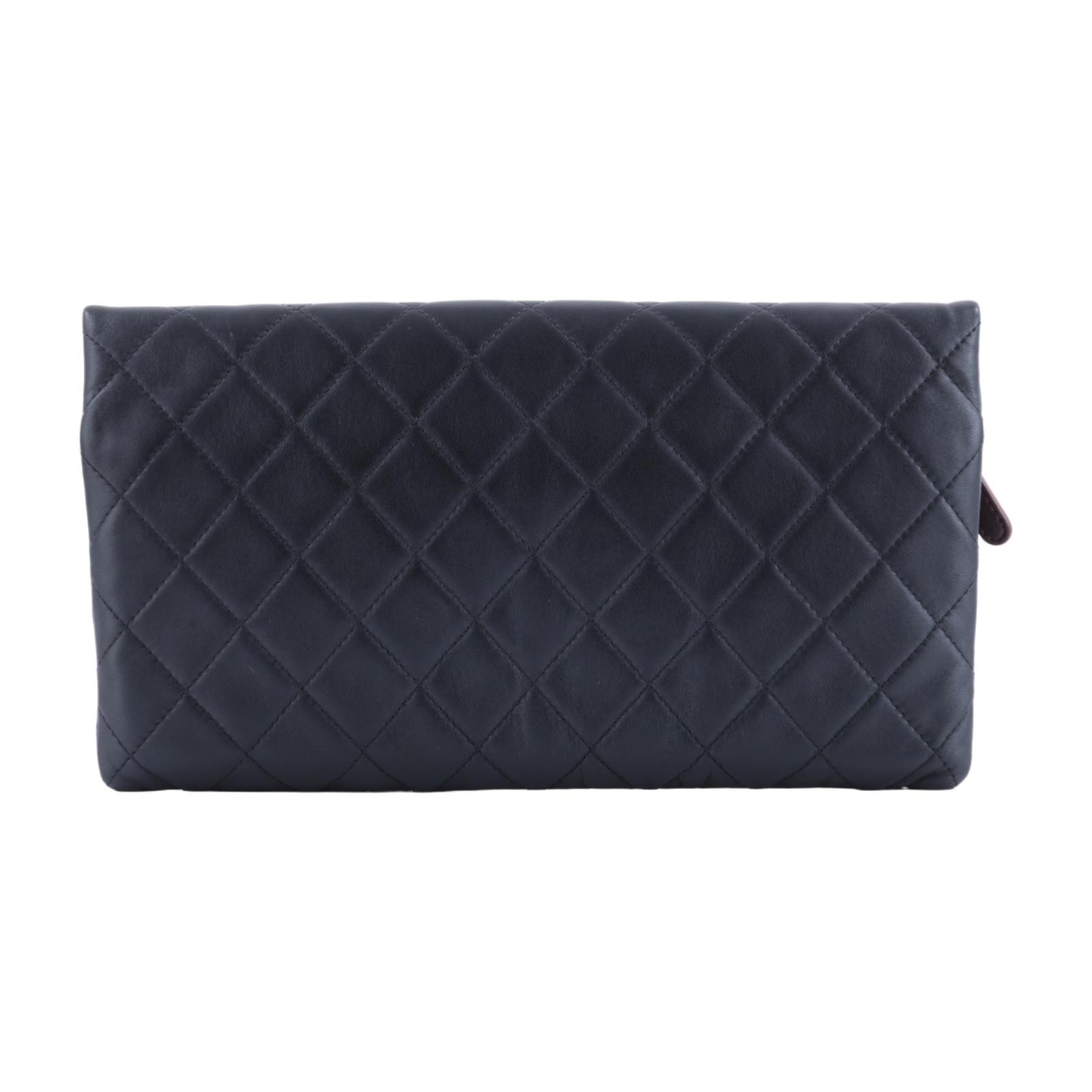 香奈兒 CHANEL CC LOGO 手拿包  21開黑金羊手拿包 防塵袋/保證卡