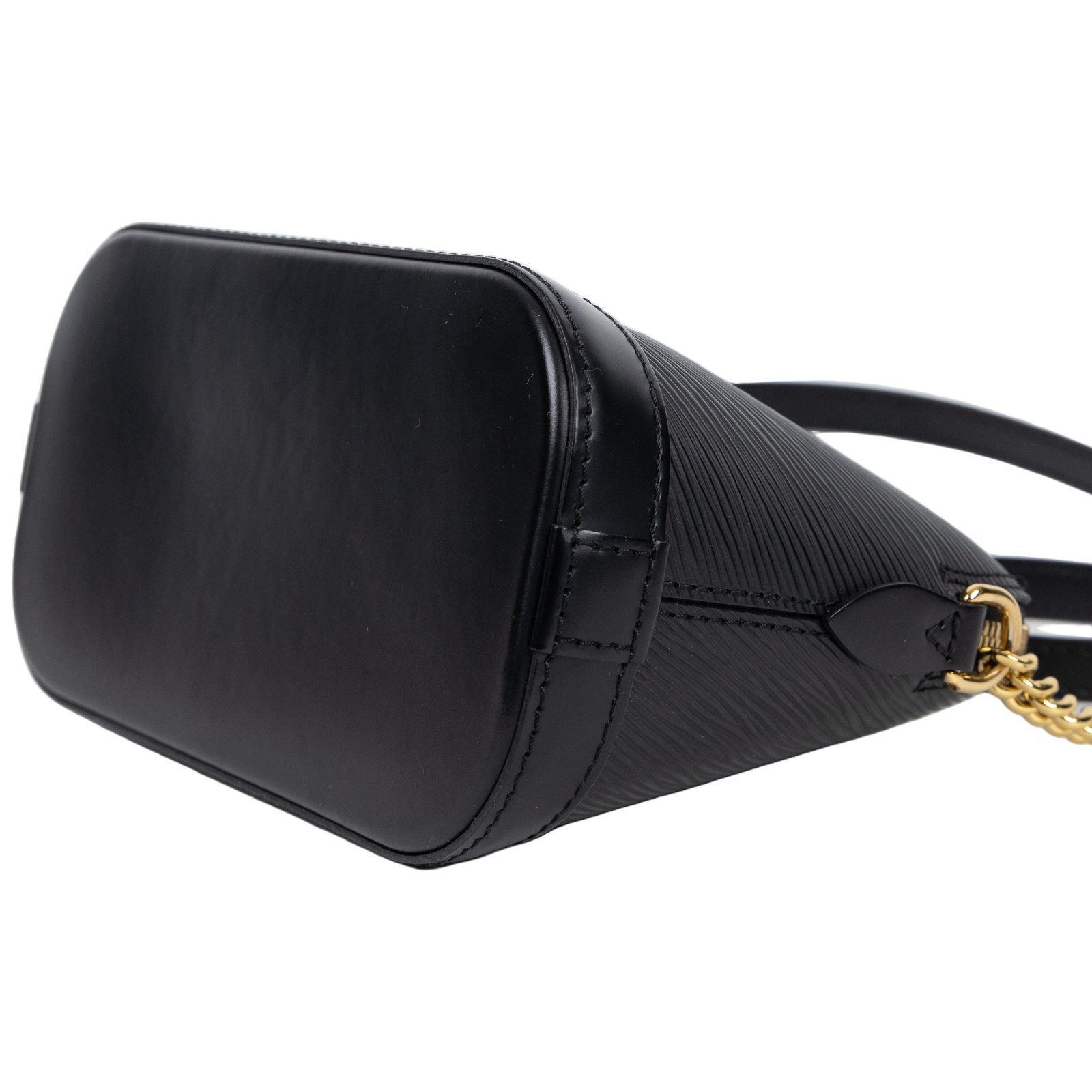 路易威登 LOUIS VUITTON Alma Mini 迷你 Epi皮革 M51405 黑EPI水波紋貝殼包 防塵袋