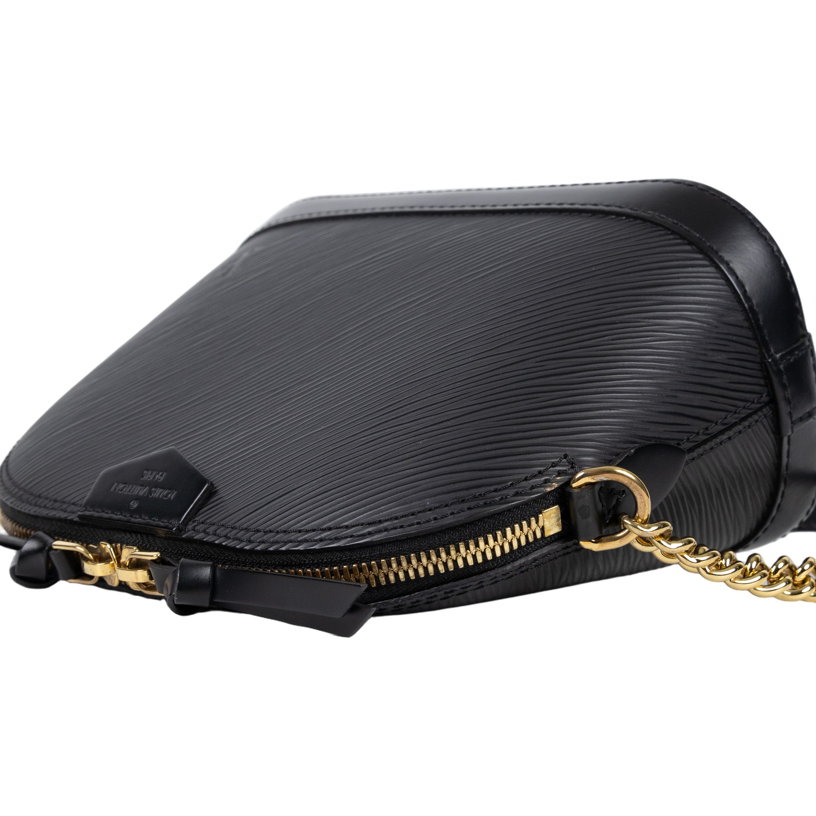 路易威登 LOUIS VUITTON Alma Mini 迷你 Epi皮革 M51405 黑EPI水波紋貝殼包 防塵袋