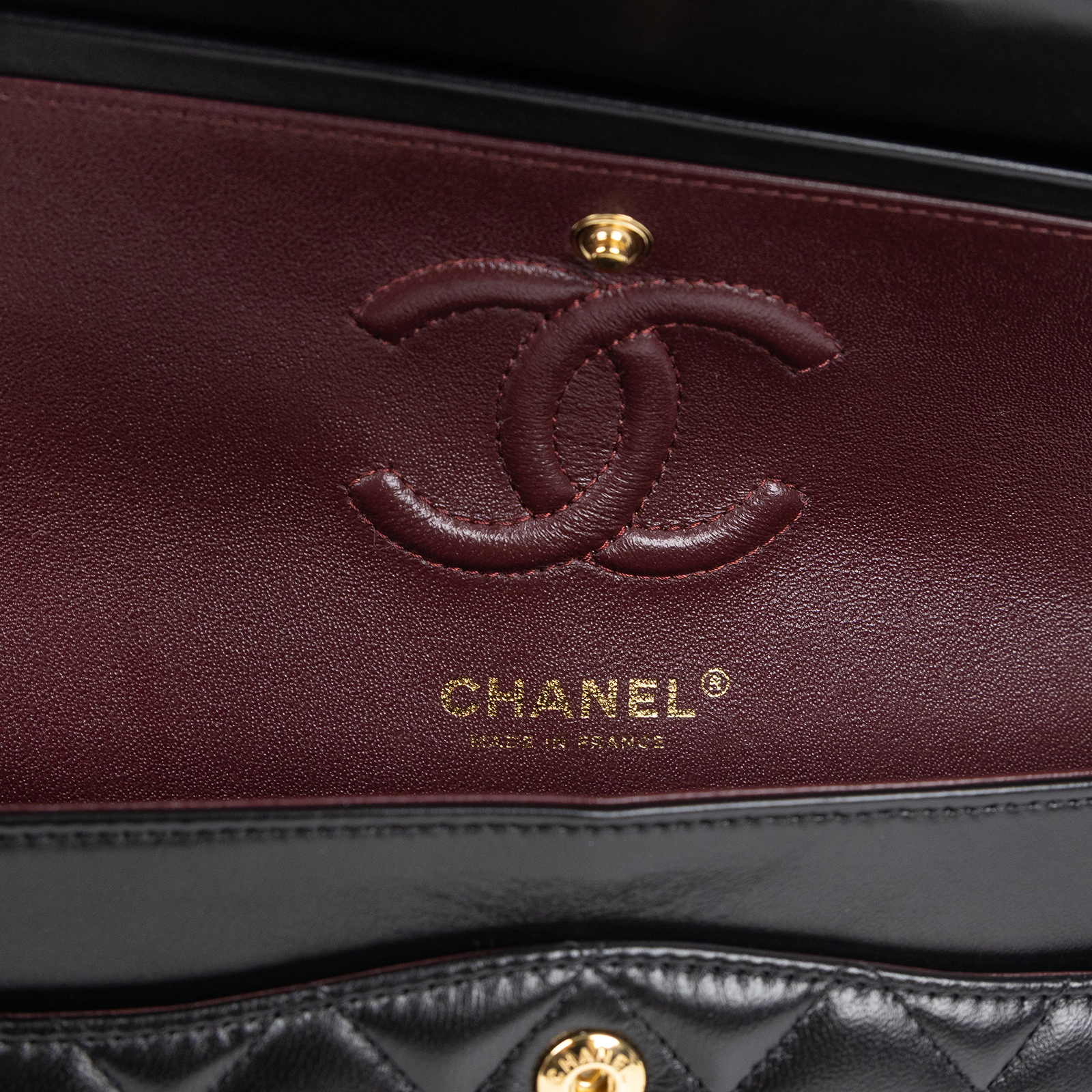 香奈兒 CHANEL CF 經典 小型 口蓋包 A01113 Y01295 晶片款 黑金羊COCO23 原廠盒子/防塵袋/購買證明影本