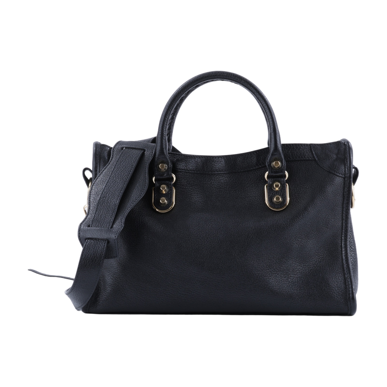 巴黎世家 BALENCIAGA Classic Metallic Edge City S 機車包 432831AQ41N  背帶/鏡子