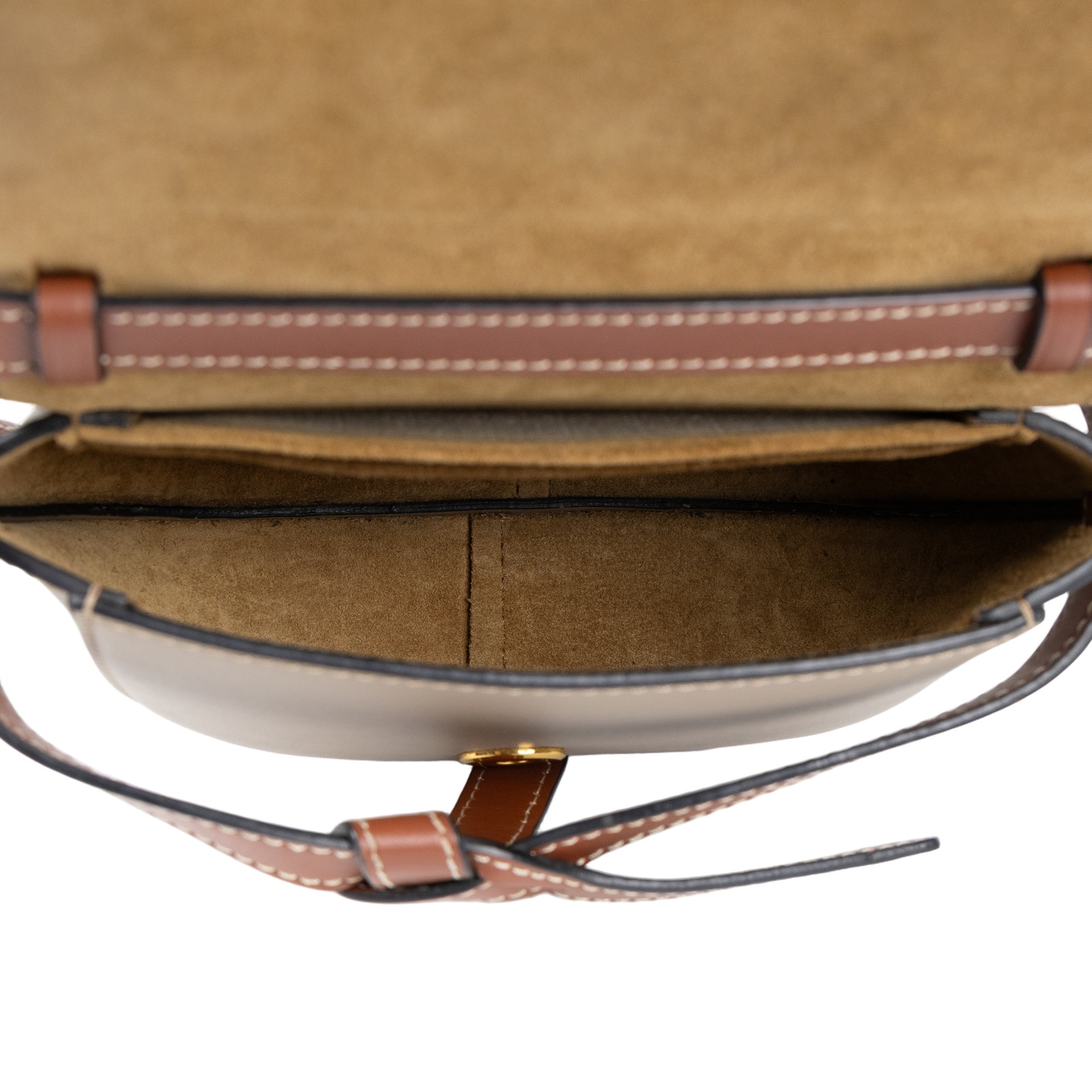 羅意威 LOEWE Mini Gate Dual bag 迷你 小牛皮 肩背包 A650N46X08 焦糖雙色MINI GATE 防塵袋