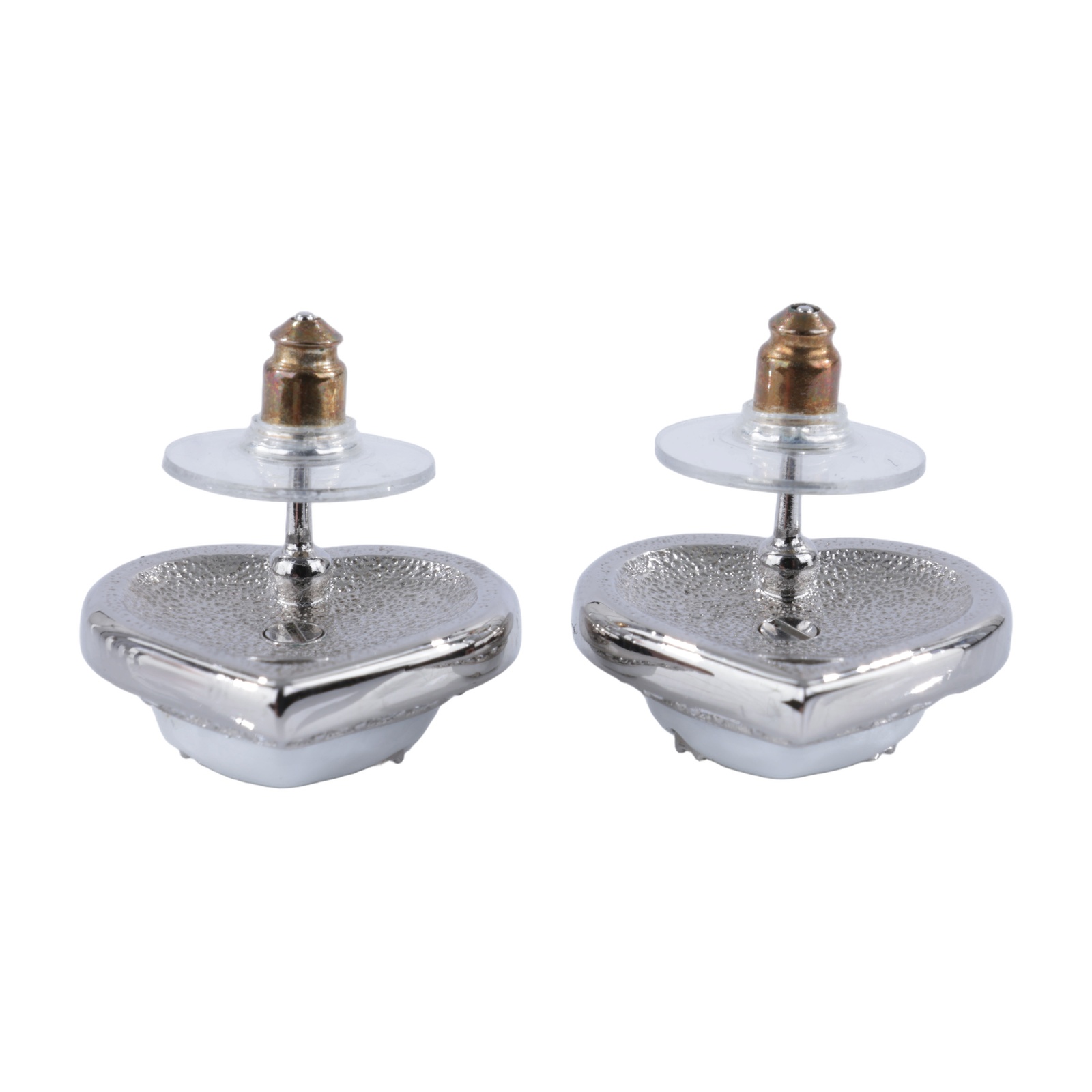 香奈兒 CHANEL 耳釘 ABB632 B14143ABB632/B23B 愛心水鑽耳環 原廠盒子/內膽/購買證明