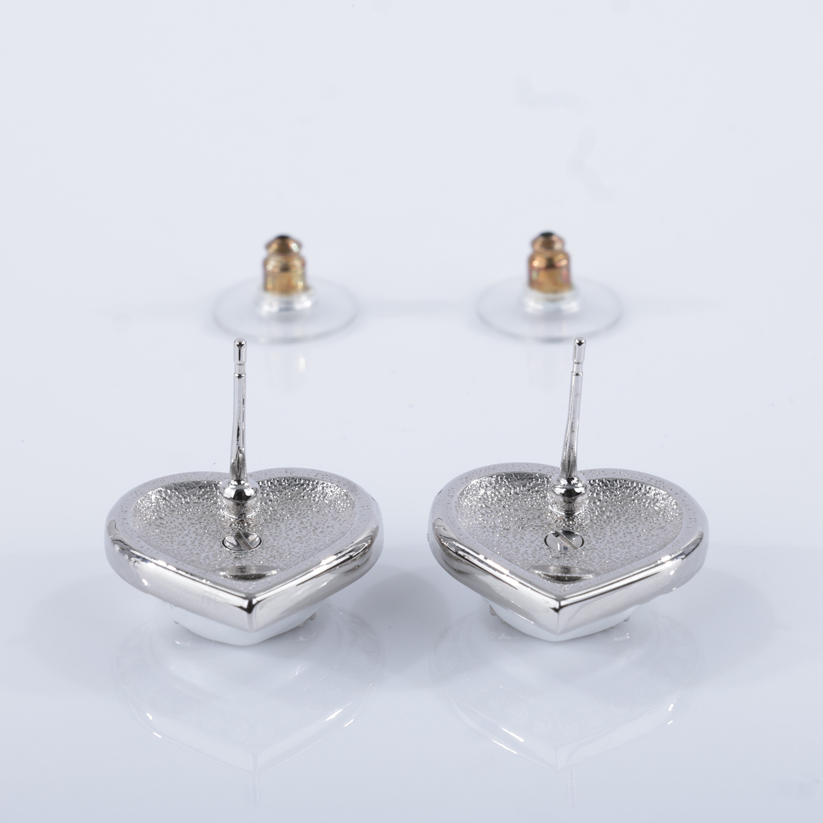 香奈兒 CHANEL 耳釘 ABB632 B14143ABB632/B23B 愛心水鑽耳環 原廠盒子/內膽/購買證明