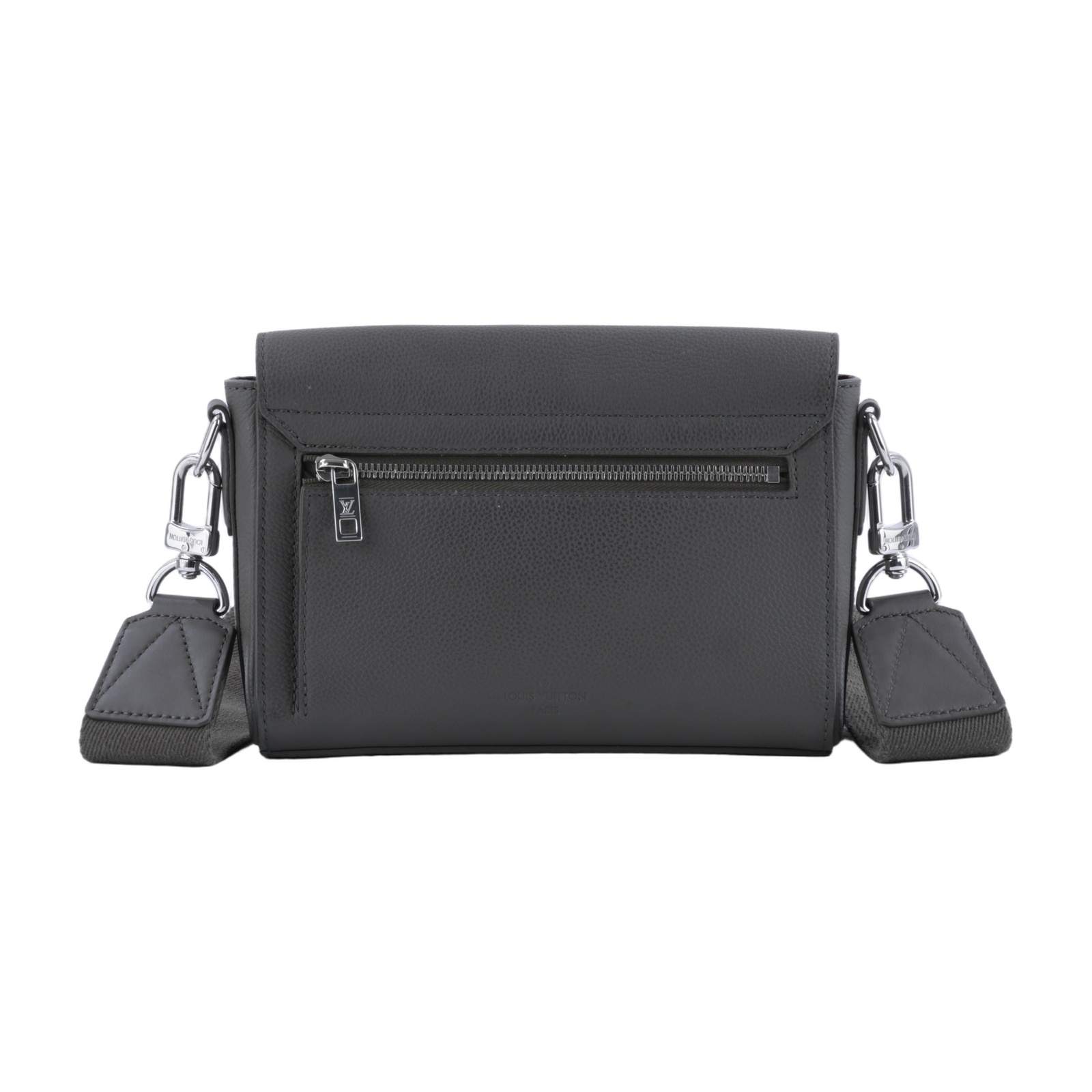 路易威登 LOUIS VUITTON Takeoff 小號 郵差包 斜背包 M25125 晶片款 墨綠Takeoff 斜背包 背帶