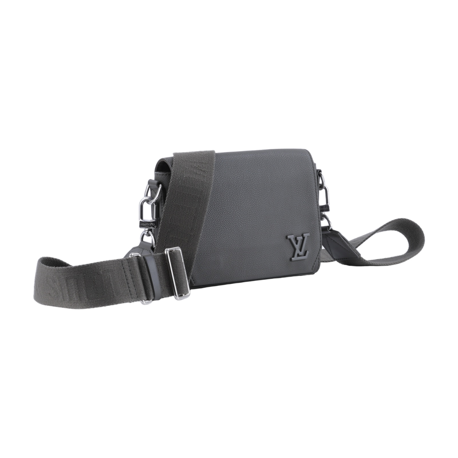 路易威登 LOUIS VUITTON Takeoff 小號 郵差包 斜背包 M25125 晶片款 墨綠Takeoff 斜背包 背帶