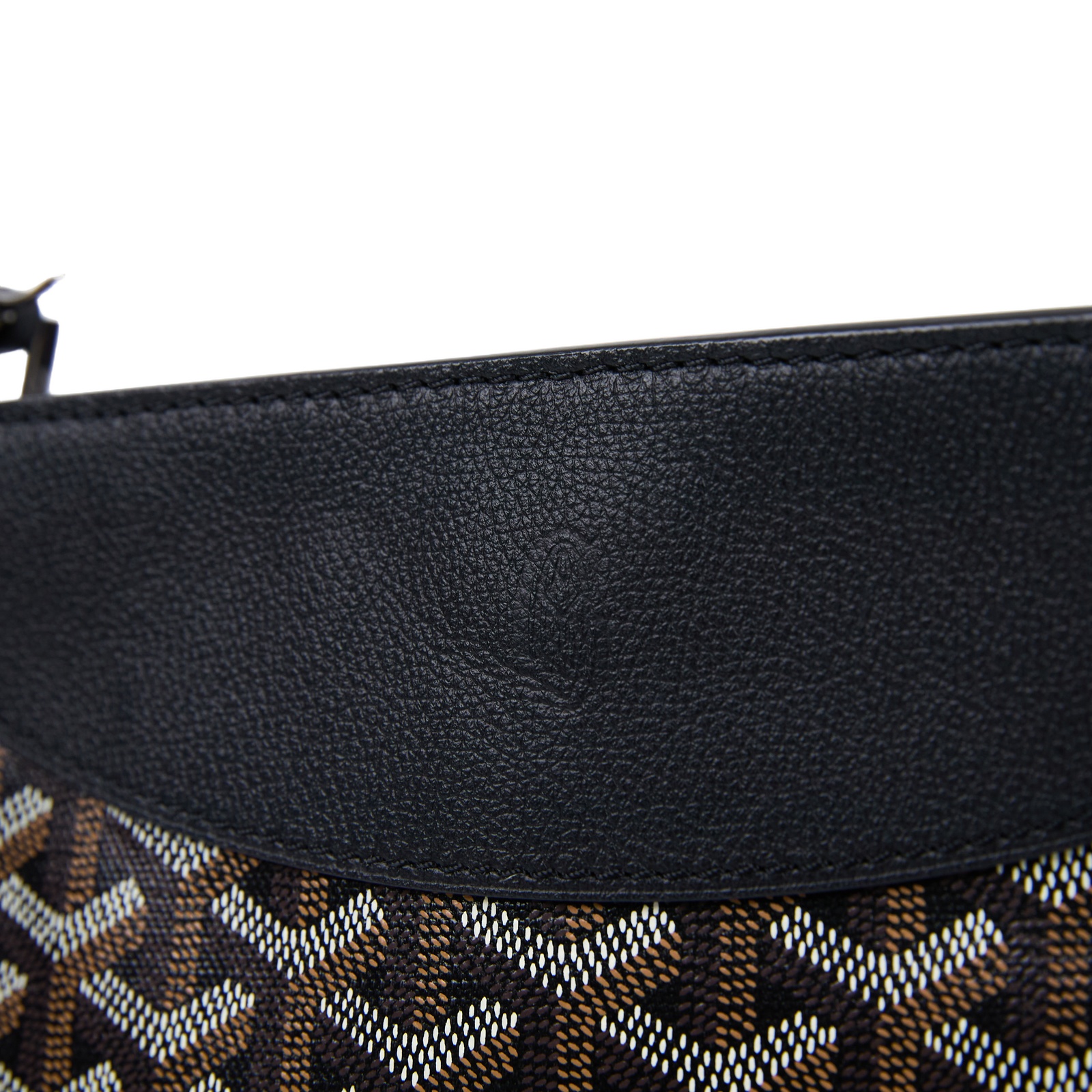 高雅德 GOYARD Goyard Hirondelle PM 半月斜背包 HIRONDPMLTY 黑Hirondelle半月單肩包 背帶
