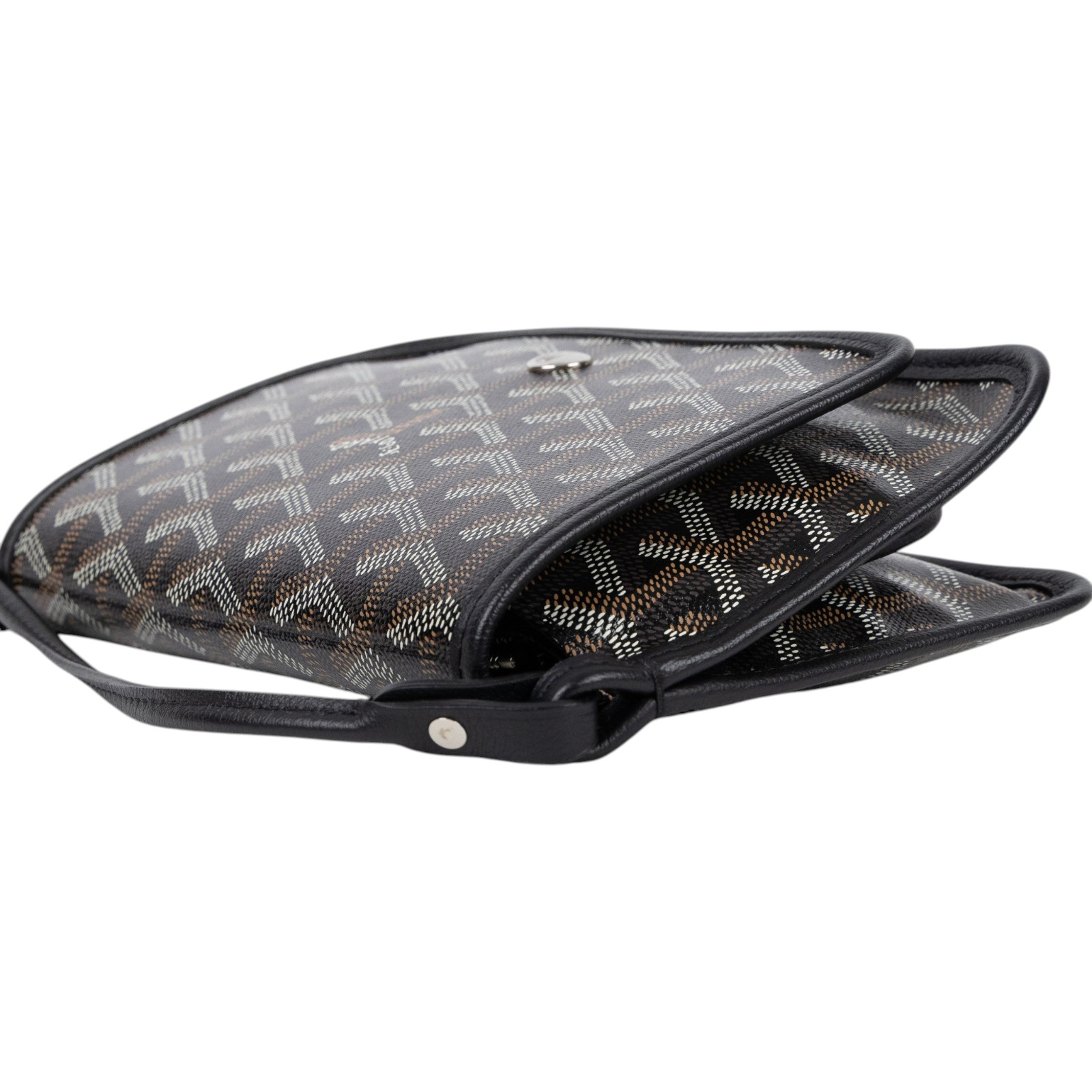 高雅德 GOYARD Plumet Pocket Wallet 肩背 隨身錢包 PLUMETPMLTY 黑PLUMET POCKET 防塵袋2/購買證明/免稅單