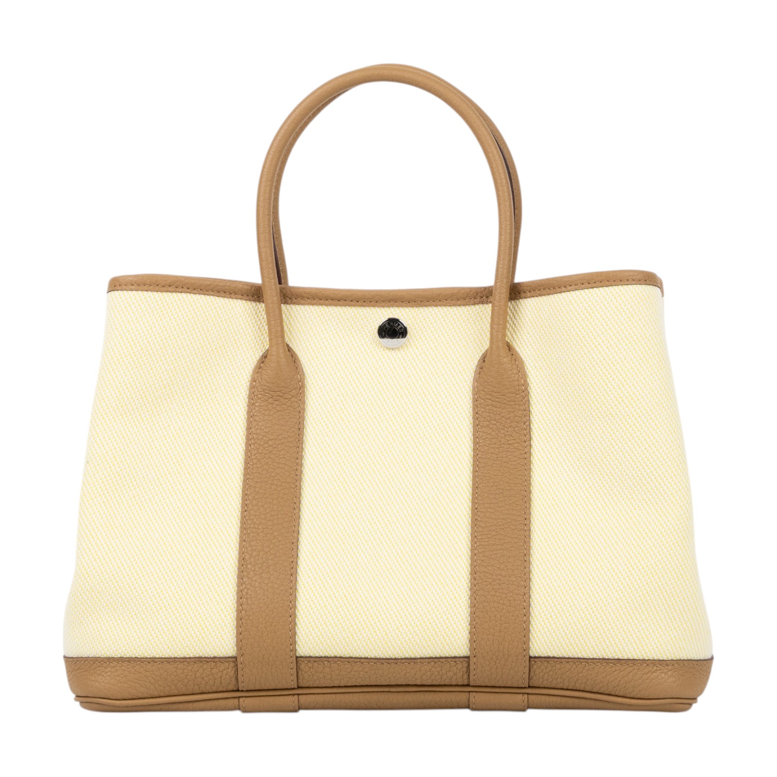 愛馬仕 Hermes Garden Party 花園派對包 30 GP30 B AM 002 UI B刻 棕黃帆布GP30 無附屬品