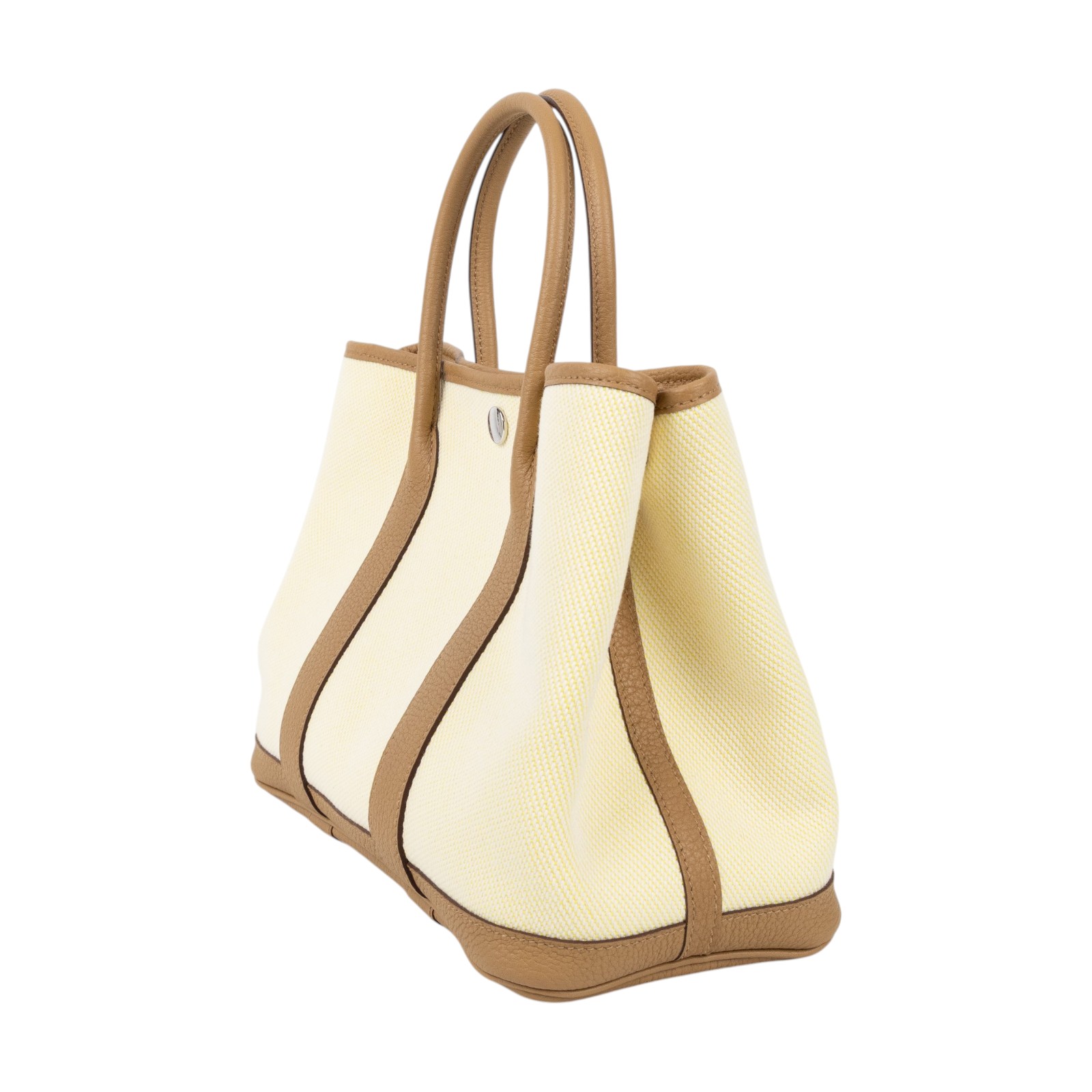 愛馬仕 Hermes Garden Party 花園派對包 30 GP30 B AM 002 UI B刻 棕黃帆布GP30 無附屬品
