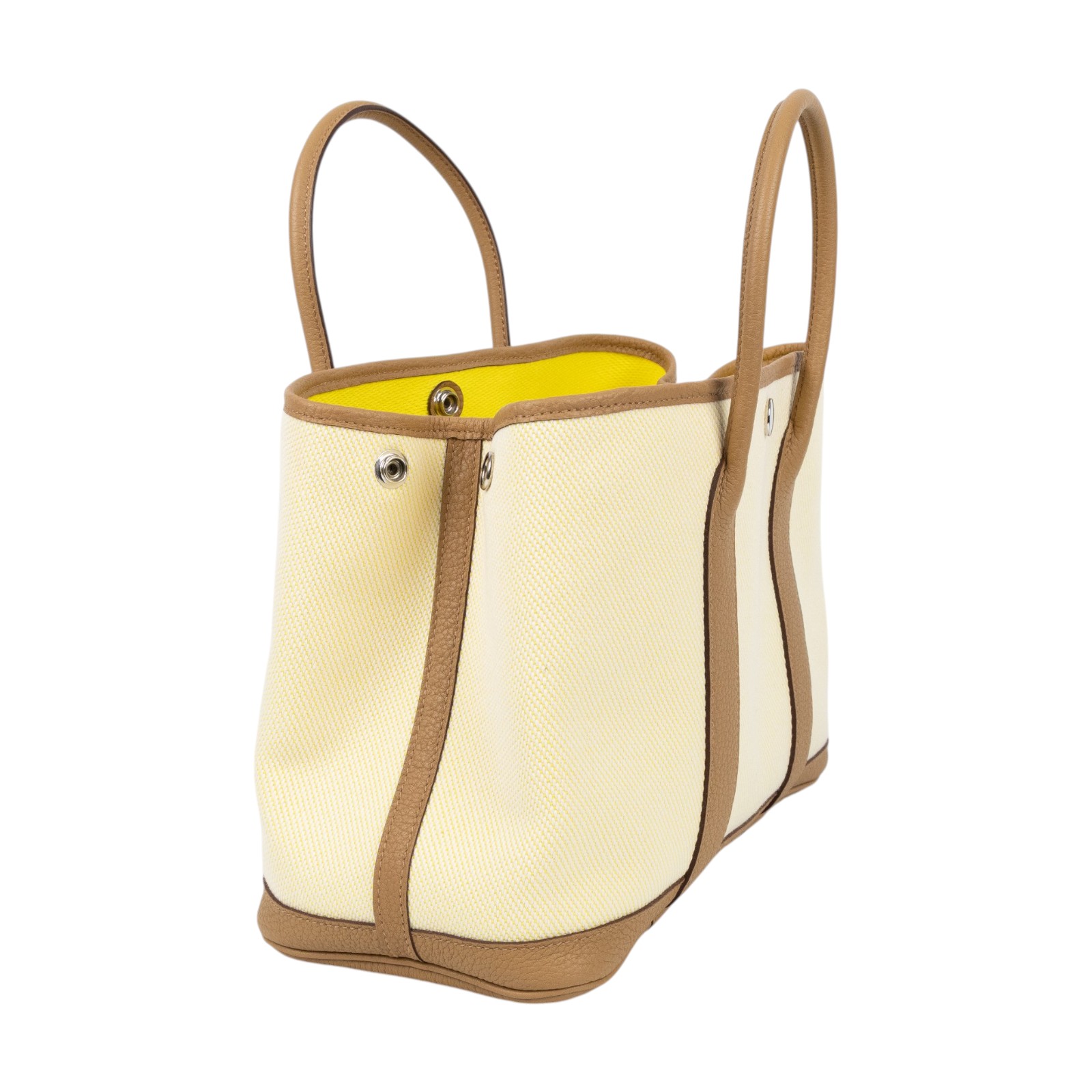 愛馬仕 Hermes Garden Party 花園派對包 30 GP30 B AM 002 UI B刻 棕黃帆布GP30 無附屬品
