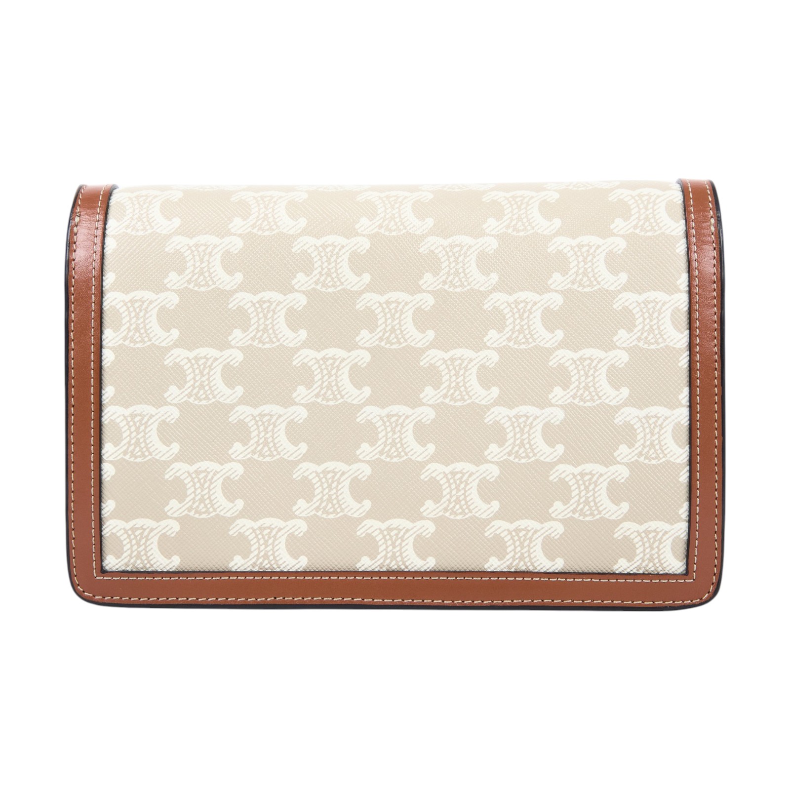 思琳 CELINE Margo WOC 飾鍊錢包 10L462FI6 棕卡其MARGO WOC 原廠盒子/防塵袋/背帶/購買證明