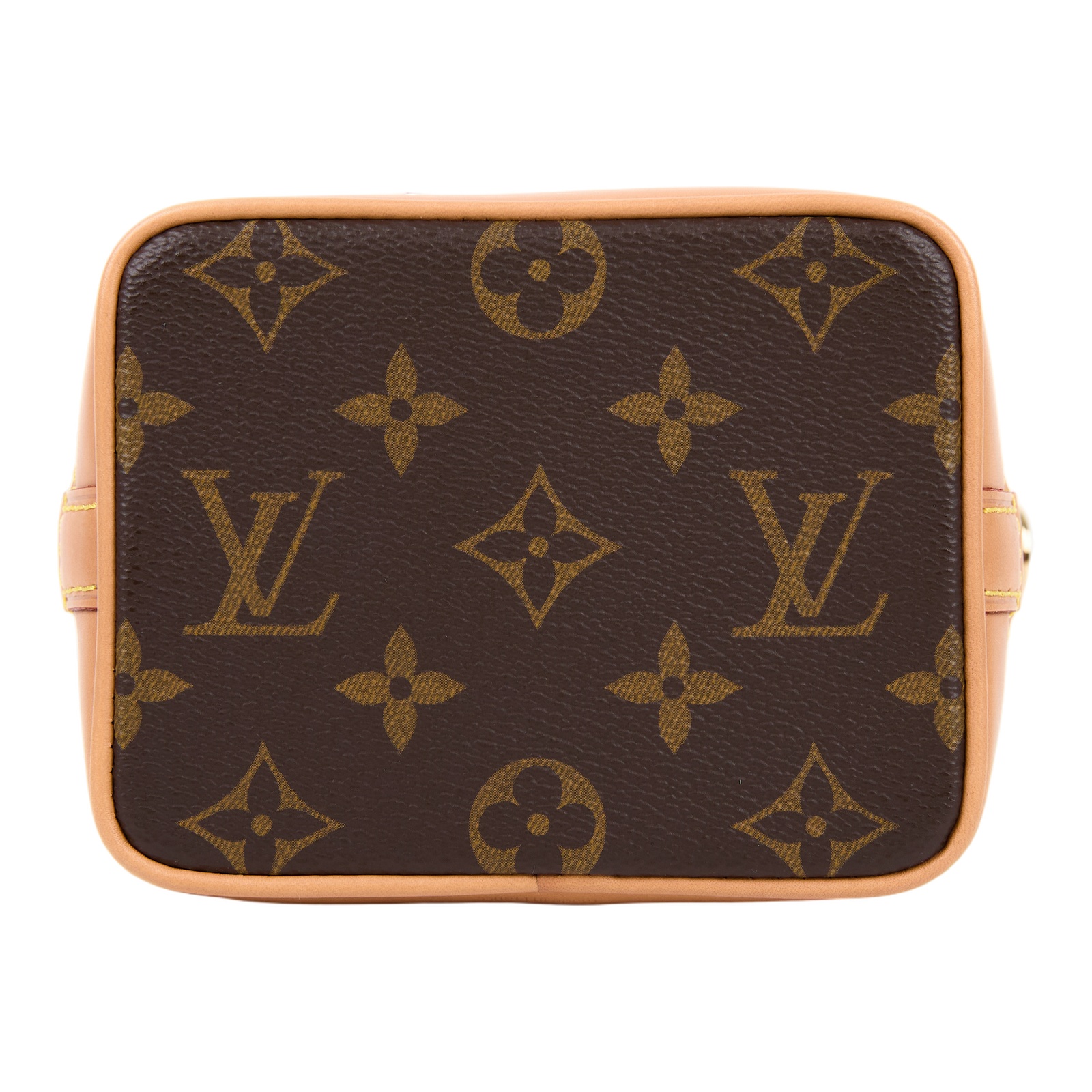 路易威登 LOUIS VUITTON Nano Noé 原花 束口水桶包 M81266 晶片款 原花Nano Noé 原廠盒子/防塵袋/背帶3/購買證明影本