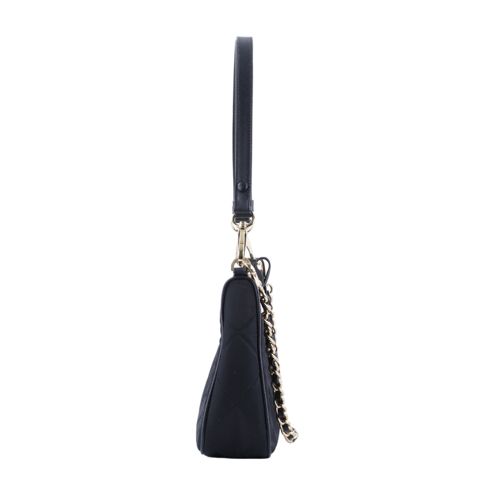 普拉達 PRADA Re-Edition 1995 Chaîne Re-Nylon 迷你袋 1BC204_2AOS  防塵袋/背帶2/吊飾/購買證明/發票